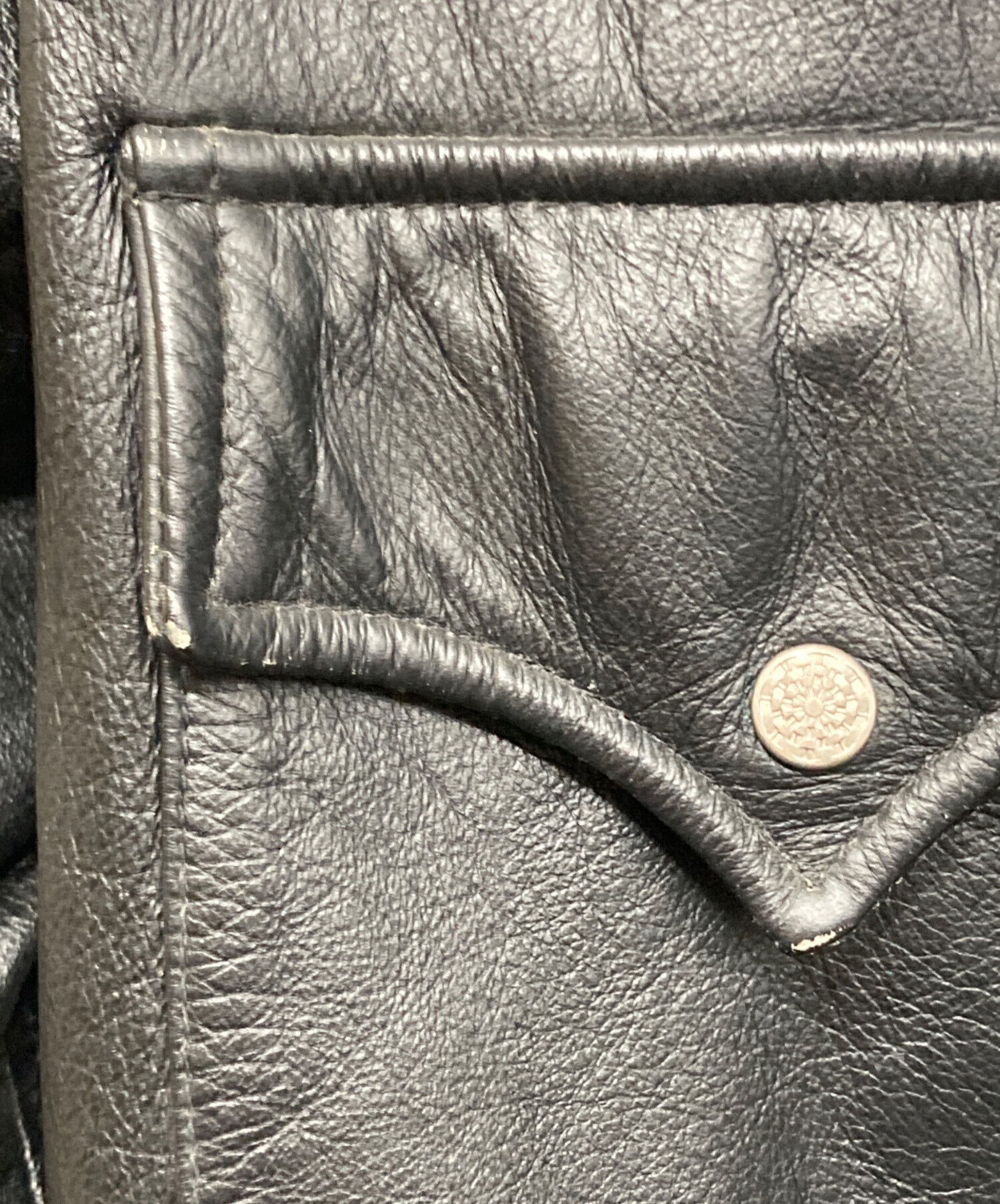 中古・古着通販】Johnbull (ジョンブル) レザーウエスタンシャツ