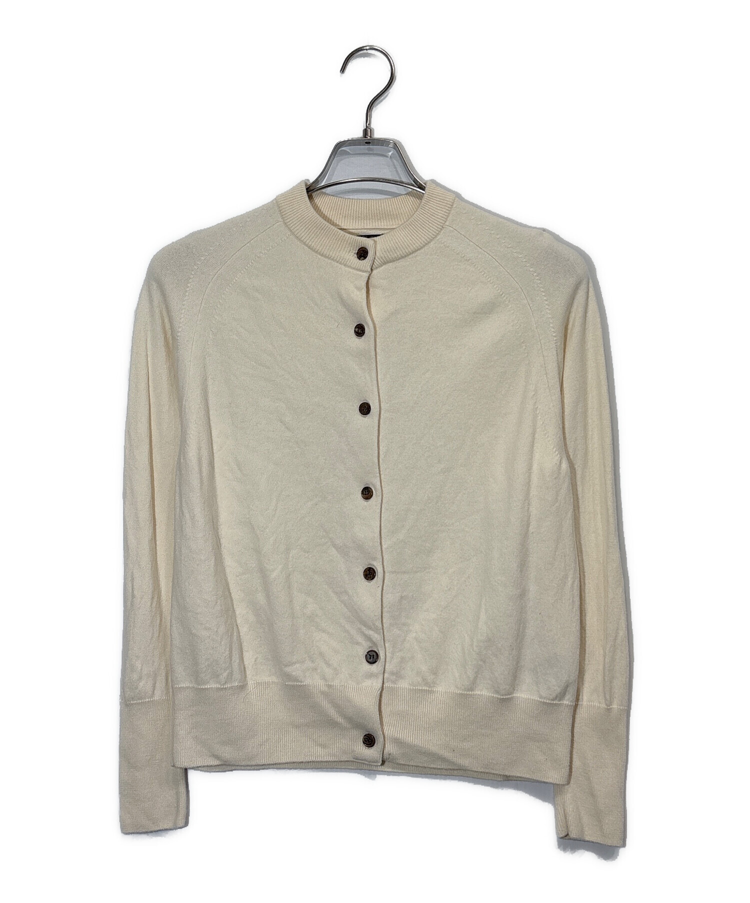 中古・古着通販】BATONER (バトナ―) BABY WOOL CREW NECK CARDIGAN 