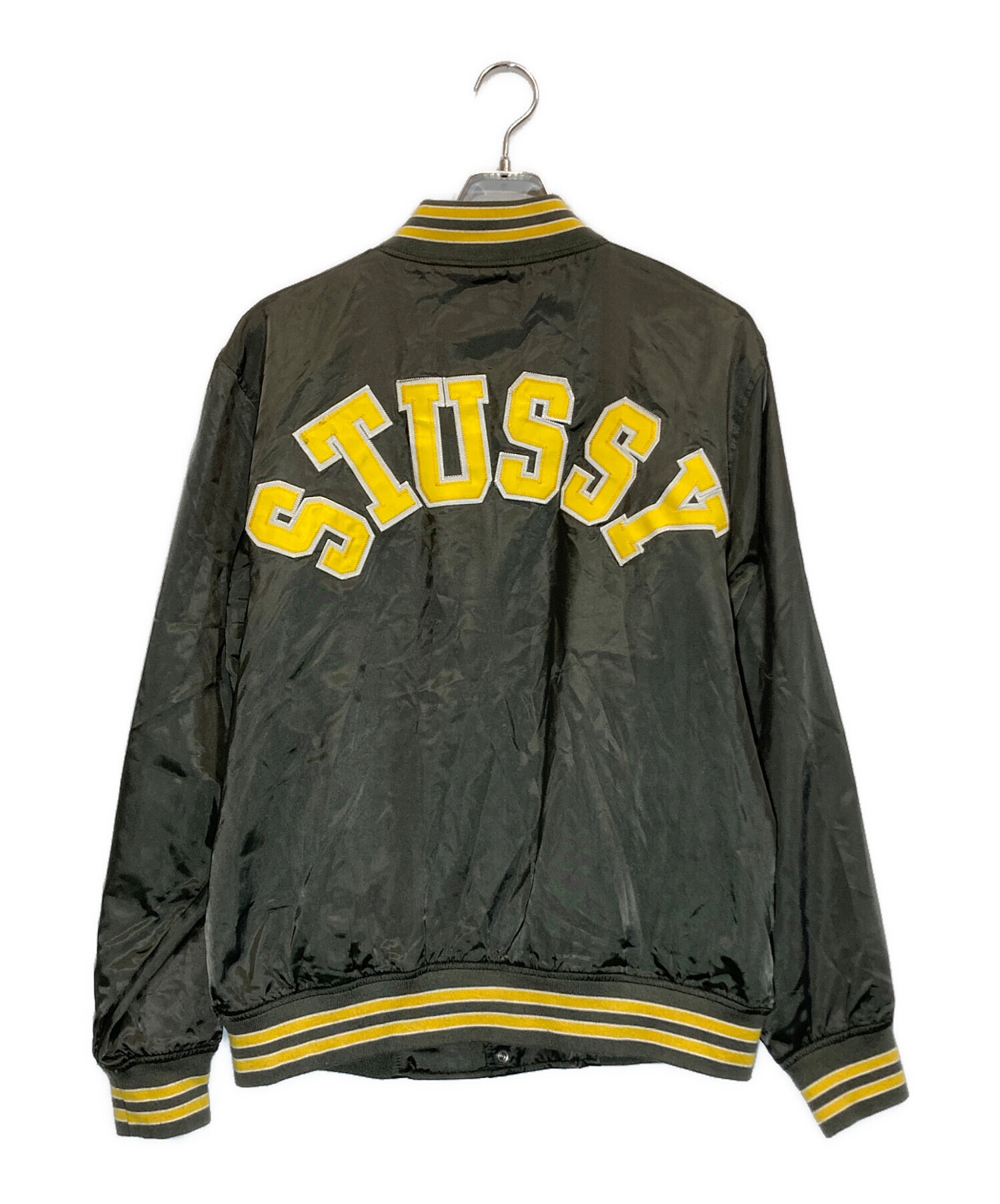 中古・古着通販】stussy (ステューシー) バックロゴサテンスタジャン