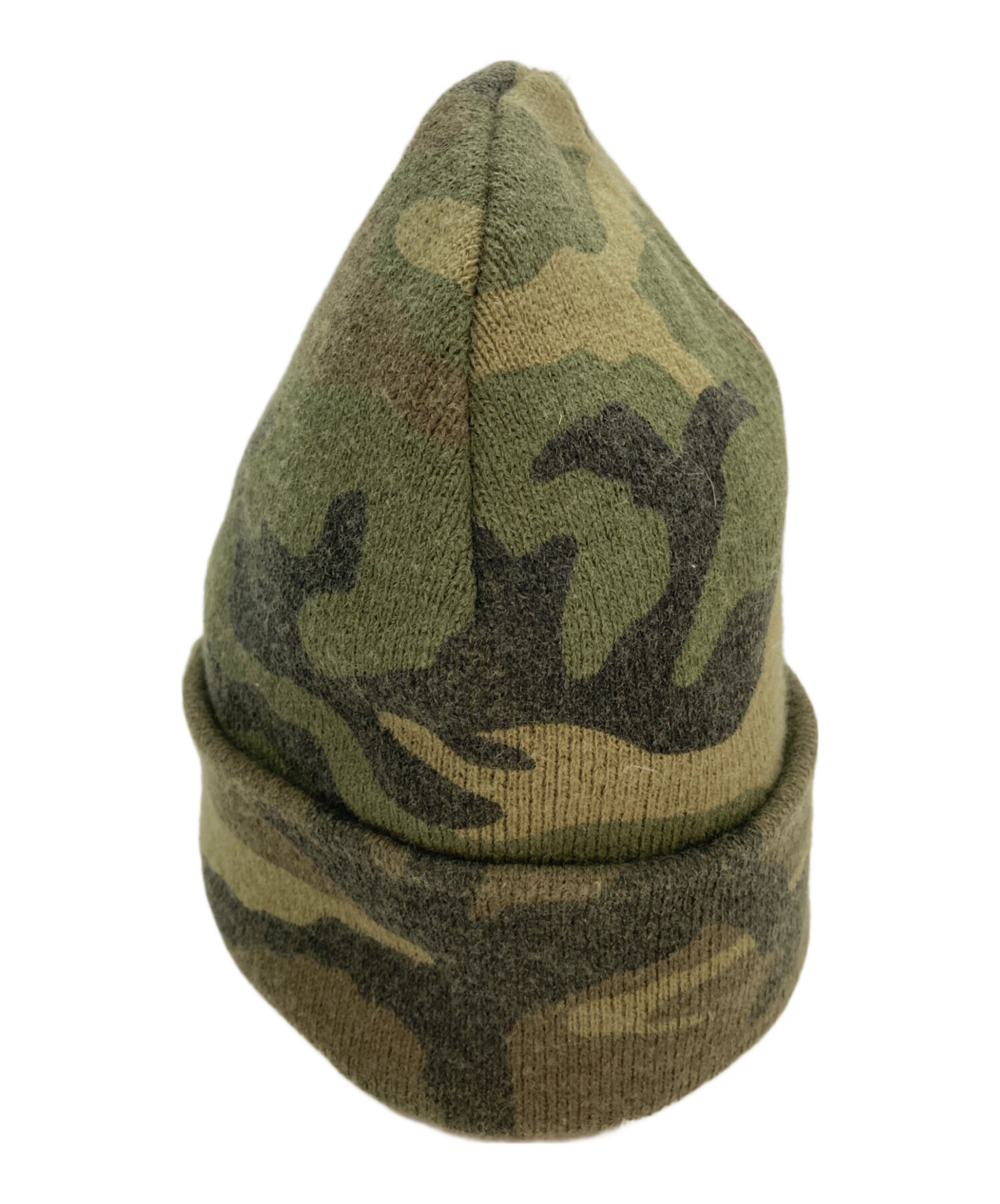 中古・古着通販】Supreme (シュプリーム) カモフラニット帽 カーキ