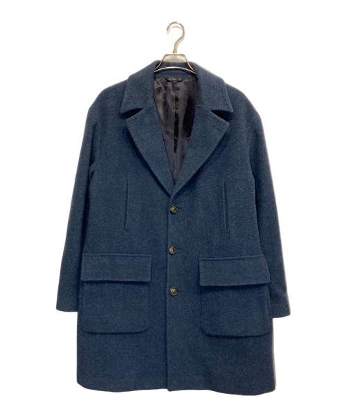 中古・古着通販】Hevo (イーヴォ) ウールコート ネイビー サイズ:52