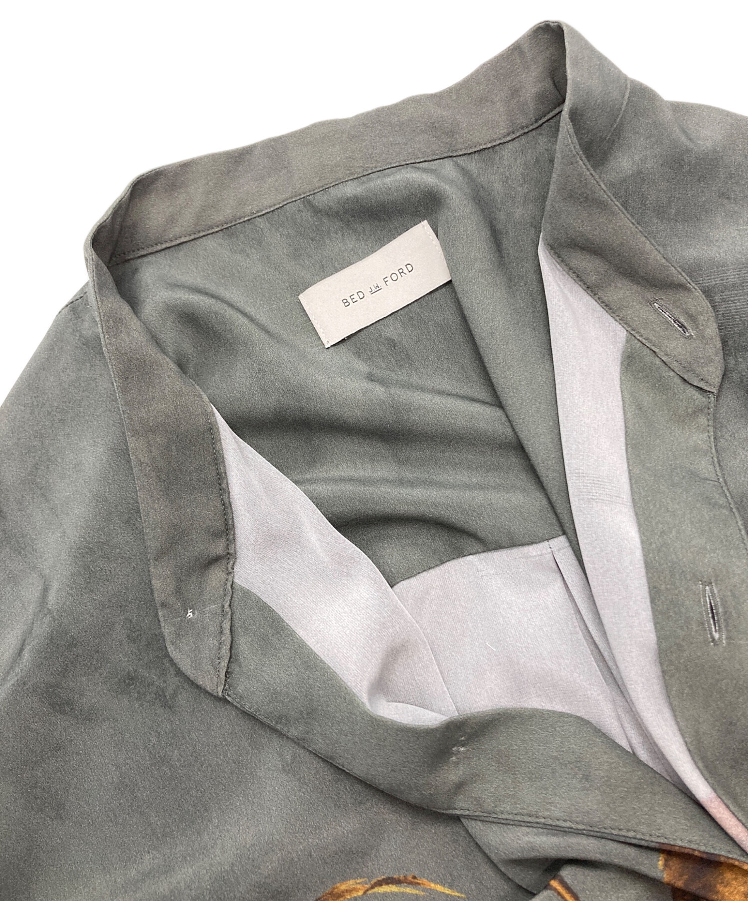 中古・古着通販】BED J.W. FORD (ベッドフォード) プリントノーカラー
