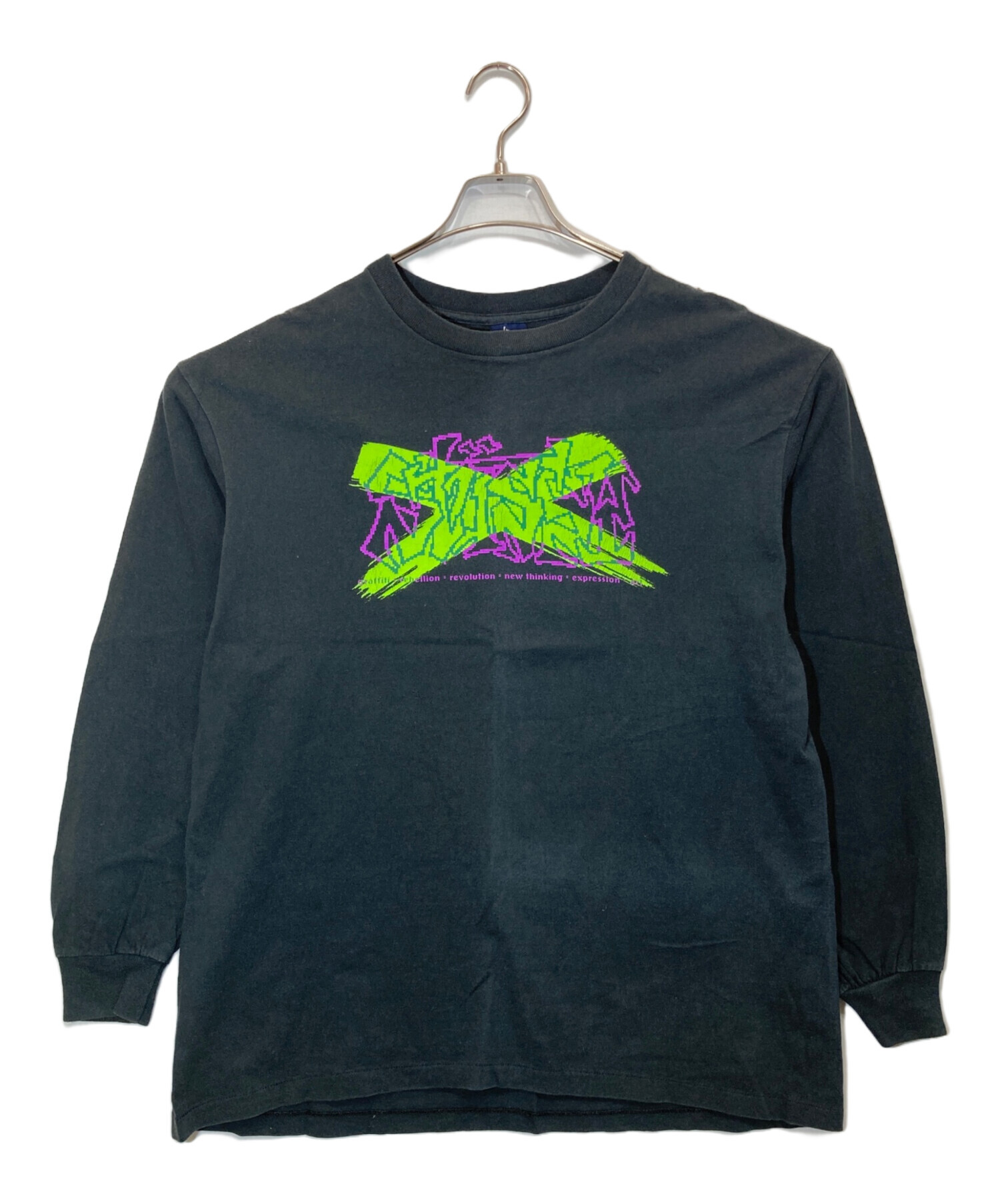 中古・古着通販】stussy (ステューシー) 両面プリントカットソー