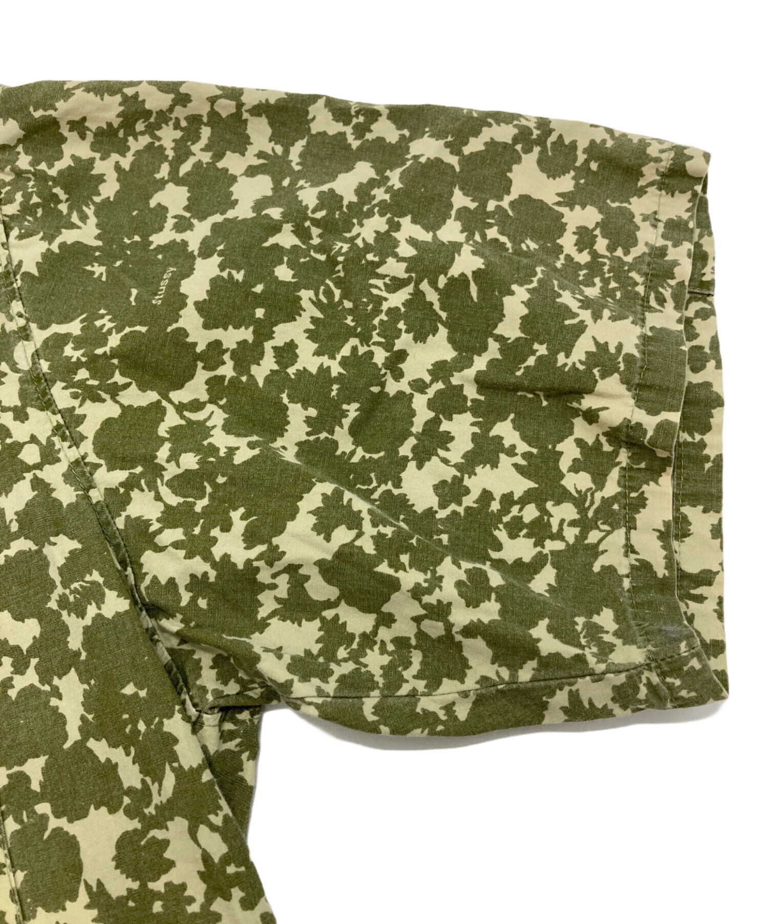 中古・古着通販】stussy (ステューシー) カモフラワープリントシャツ 