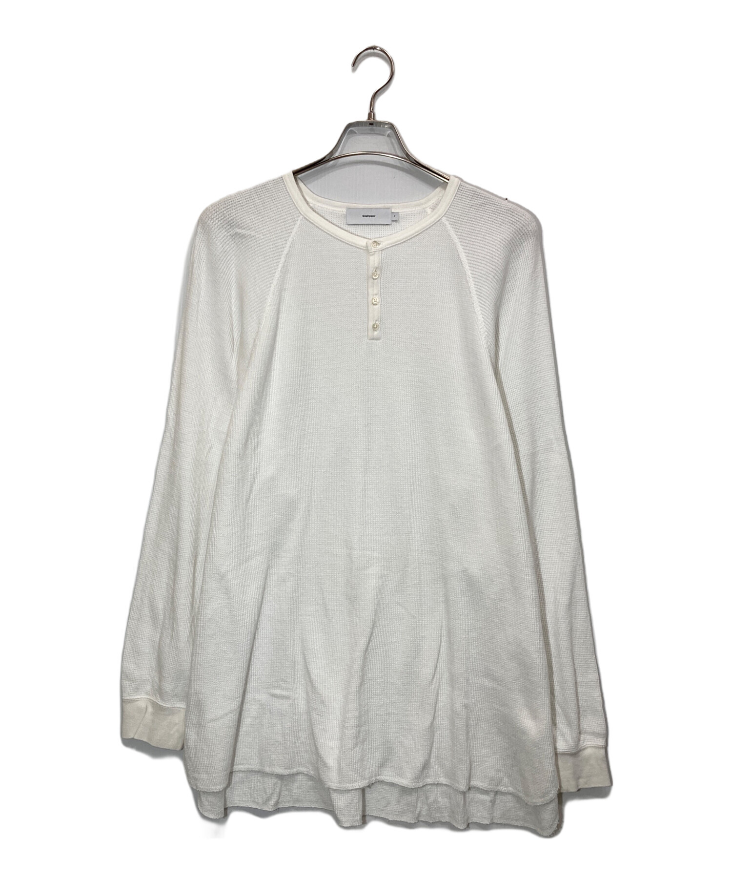 Graphpaper Waffle L/S Henley Neck Tee L⁄S Neck Henley メルカリ 