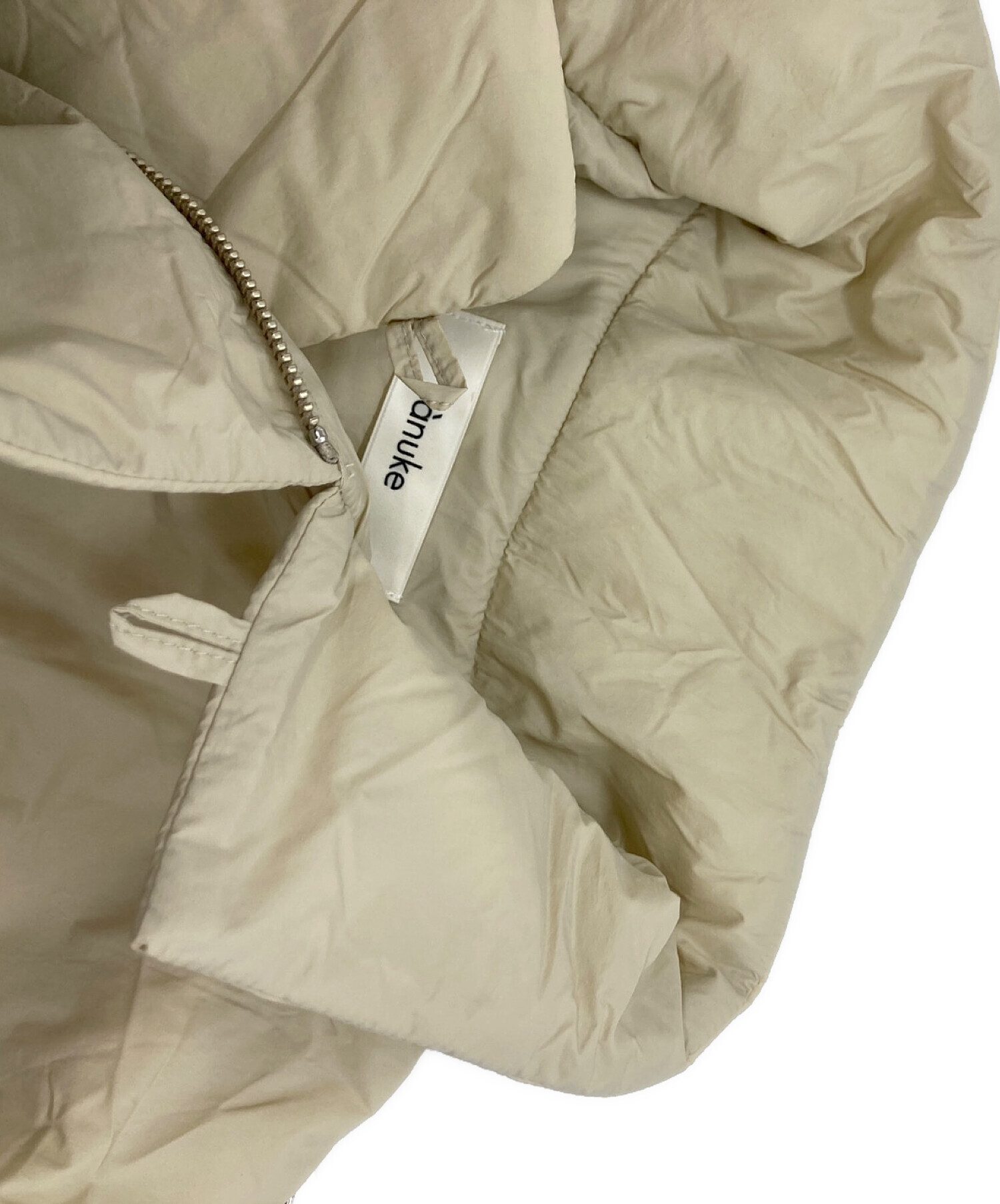 中古・古着通販】anuke (アンヌーク) Volume Over Vest ベージュ