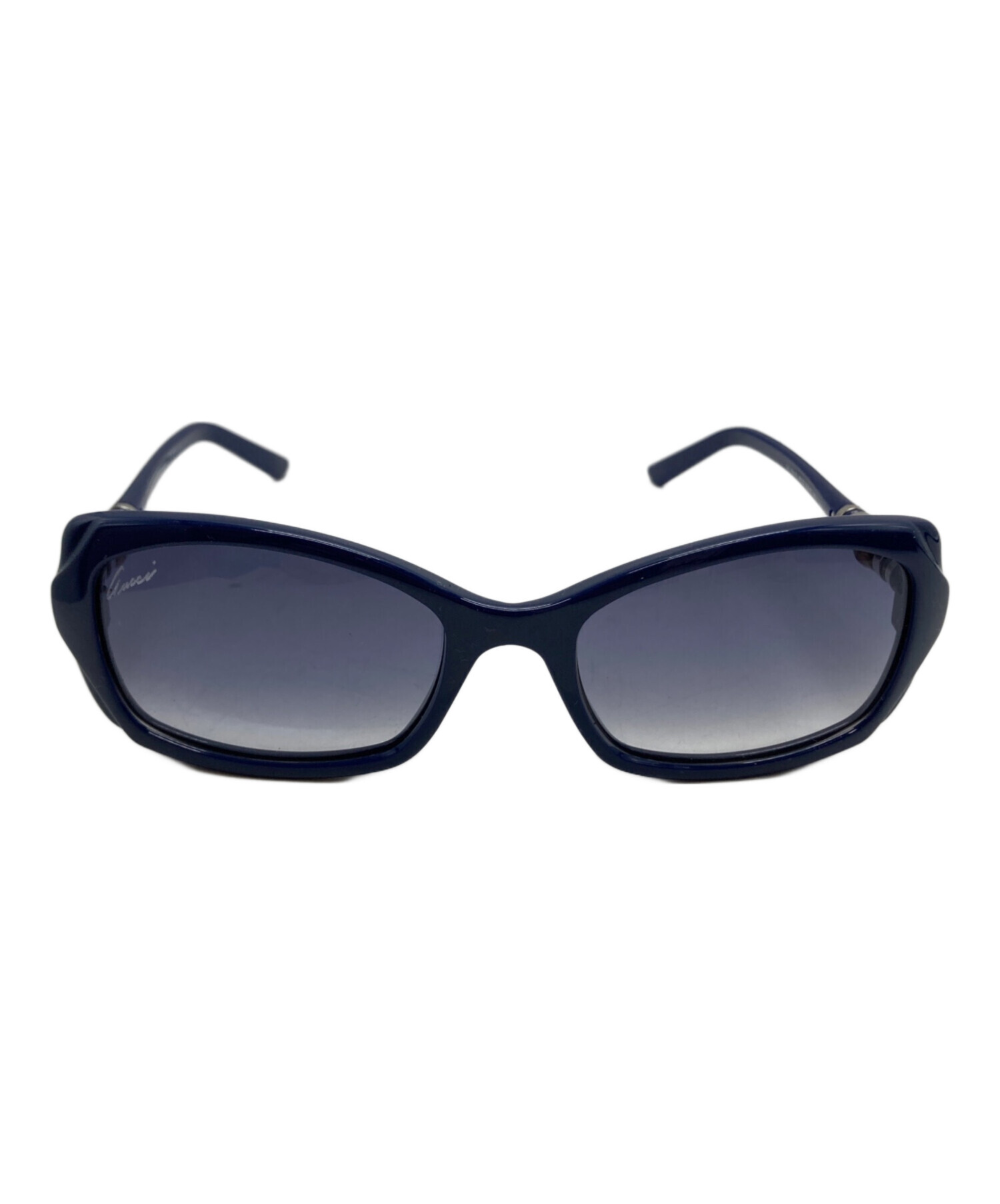 値下げ！本日24時まで！Gucci サングラス　ほぼ未使用 中古・古着通販】GUCCI (グッチ) サングラス ネイビー サイズ:52□18