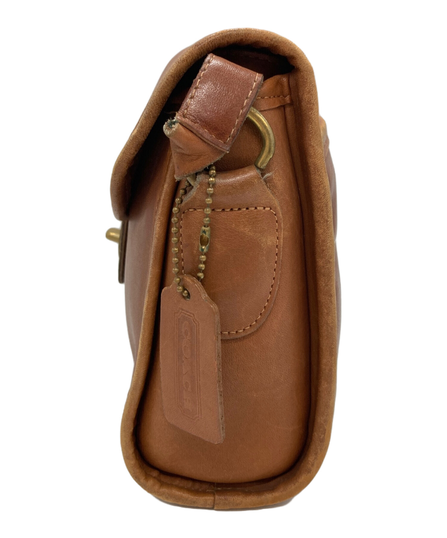 中古・古着通販】COACH (コーチ) ショルダーバッグ ブラウン サイズ