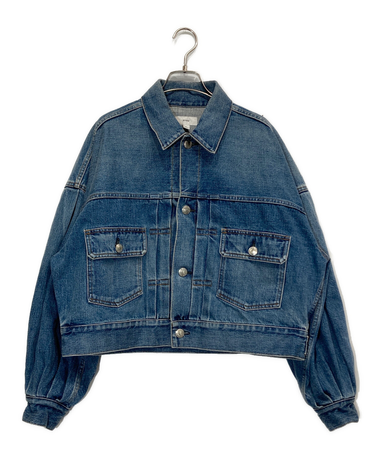 中古・古着通販】HYKE (ハイク) セカンドタイプデニムジャケット