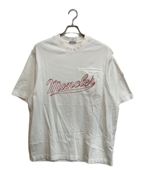 中古・古着通販】MONCLER (モンクレール) SS TSHIRT ホワイト サイズ