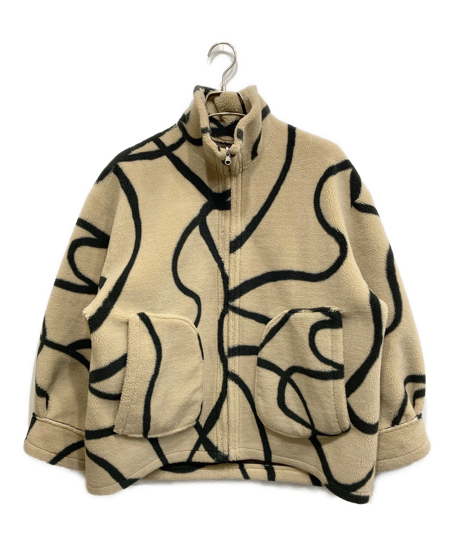 【最終値下】AMERI 2WAY REVERSIBLE BOA JACKET 中古・古着通販】AMERI (アメリ) 2WAY REVERSIBLE BOA JACKET ベージュ