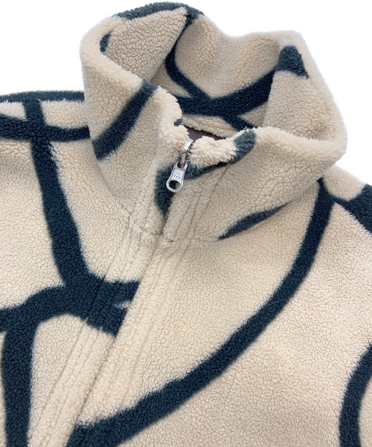 中古・古着通販】AMERI (アメリ) 2WAY REVERSIBLE BOA JACKET ベージュ