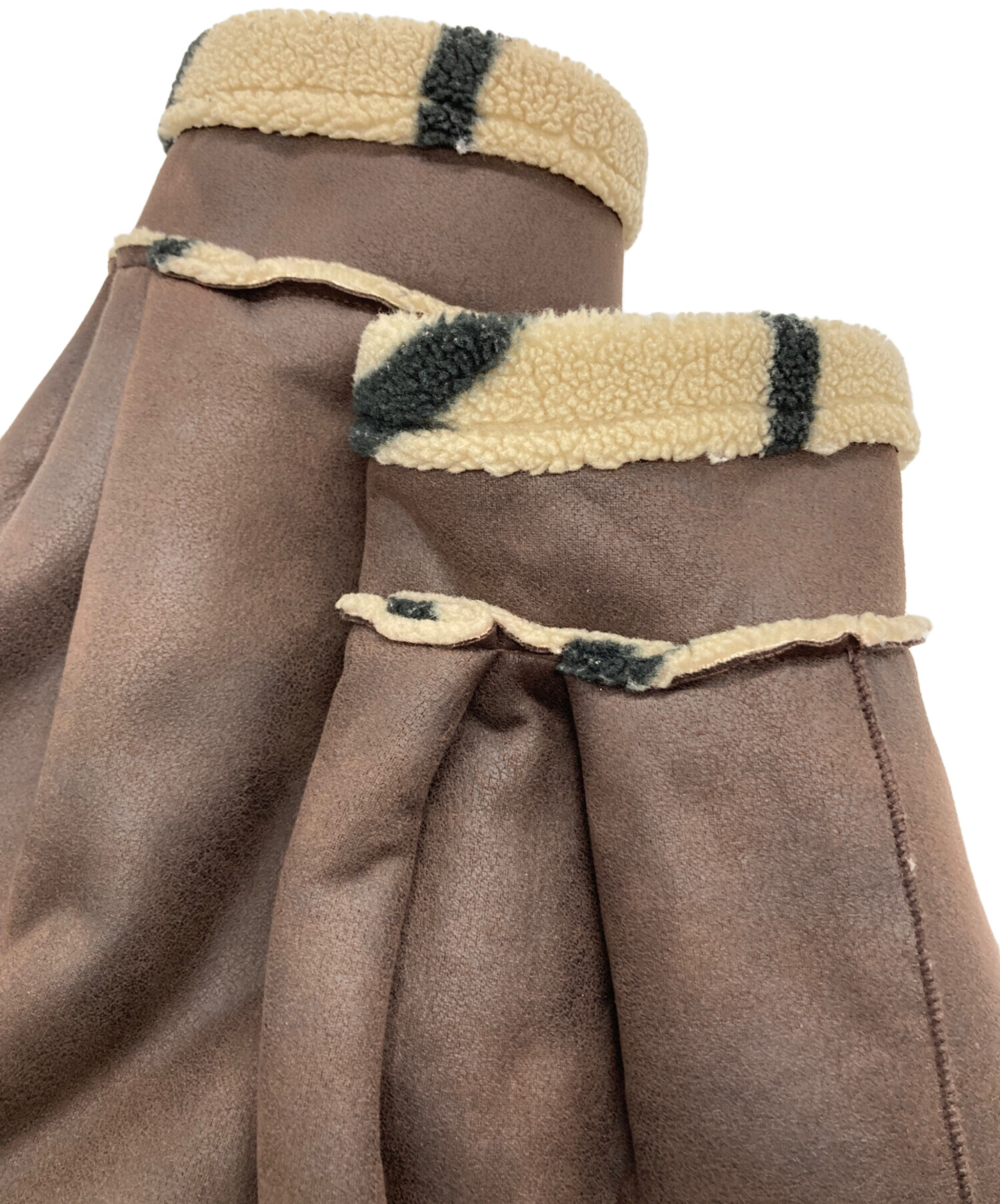 中古・古着通販】AMERI (アメリ) 2WAY REVERSIBLE BOA JACKET ベージュ