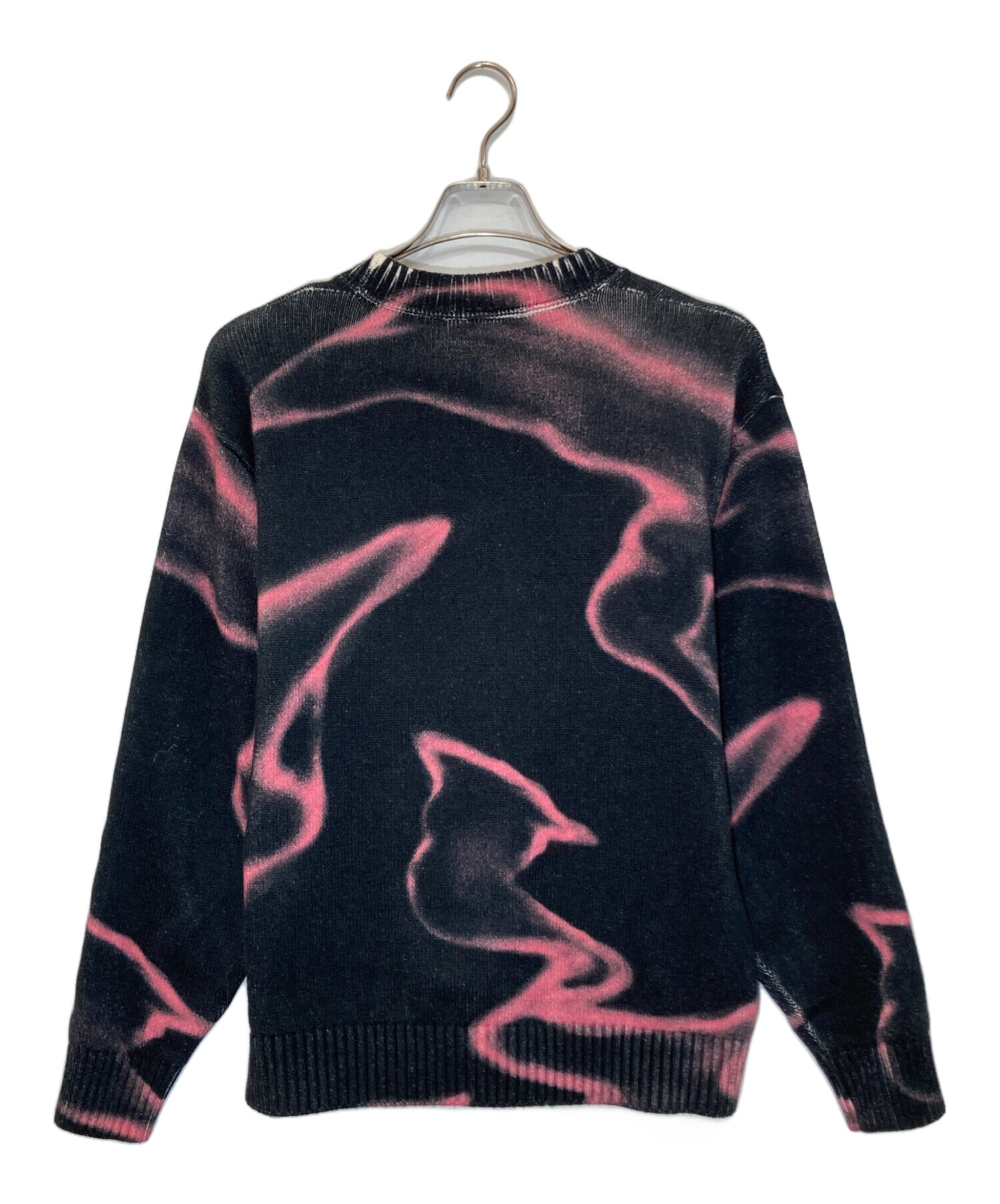 中古・古着通販】ANTIMID (アンチミッド) GRAPHIC KNIT ブラック 