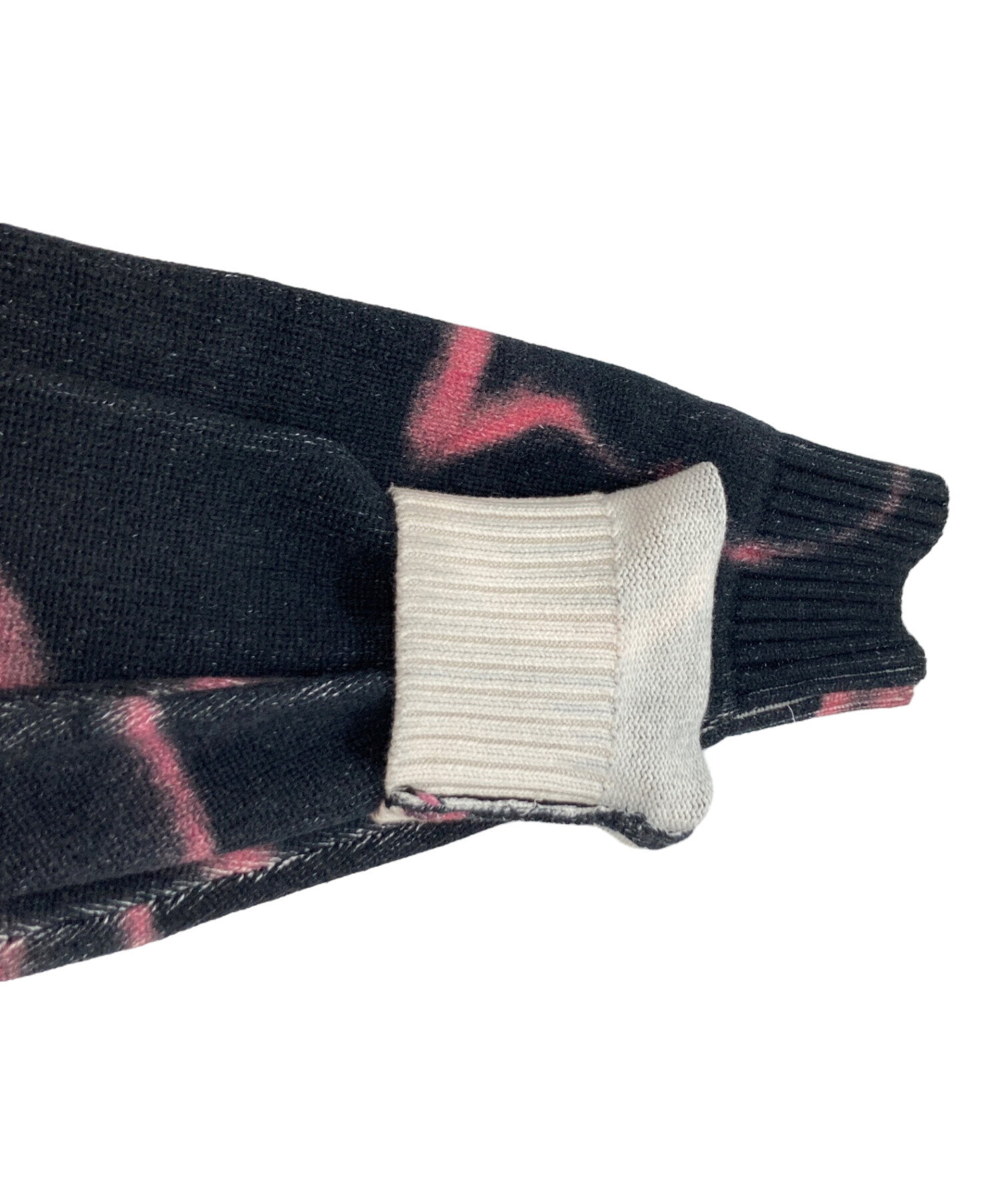 中古・古着通販】ANTIMID (アンチミッド) GRAPHIC KNIT ブラック