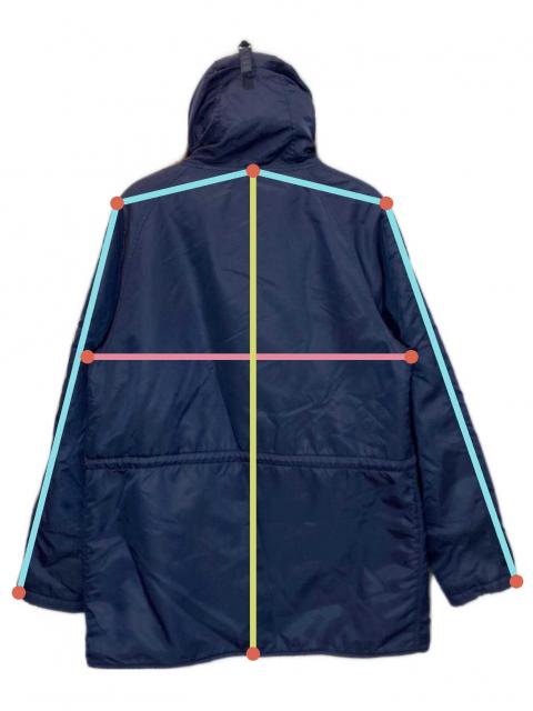 80s ヒューストン製　M-43パイルライナー ネイビー 36R 中古・古着通販】HOUSTON (ヒューストン) N-3B フライトジャケット