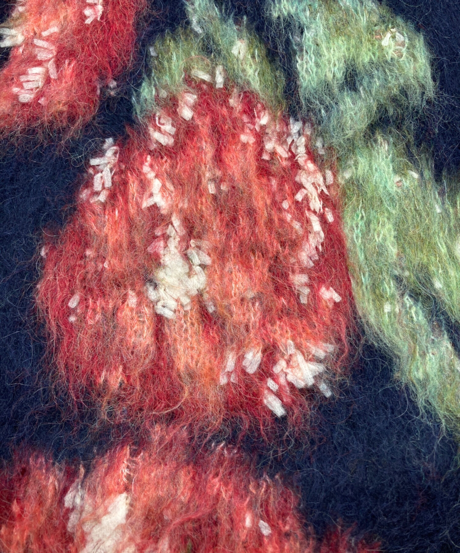 中古・古着通販】Ameri (アメリ) VERONICAJACQUARDKNIT ネイビー