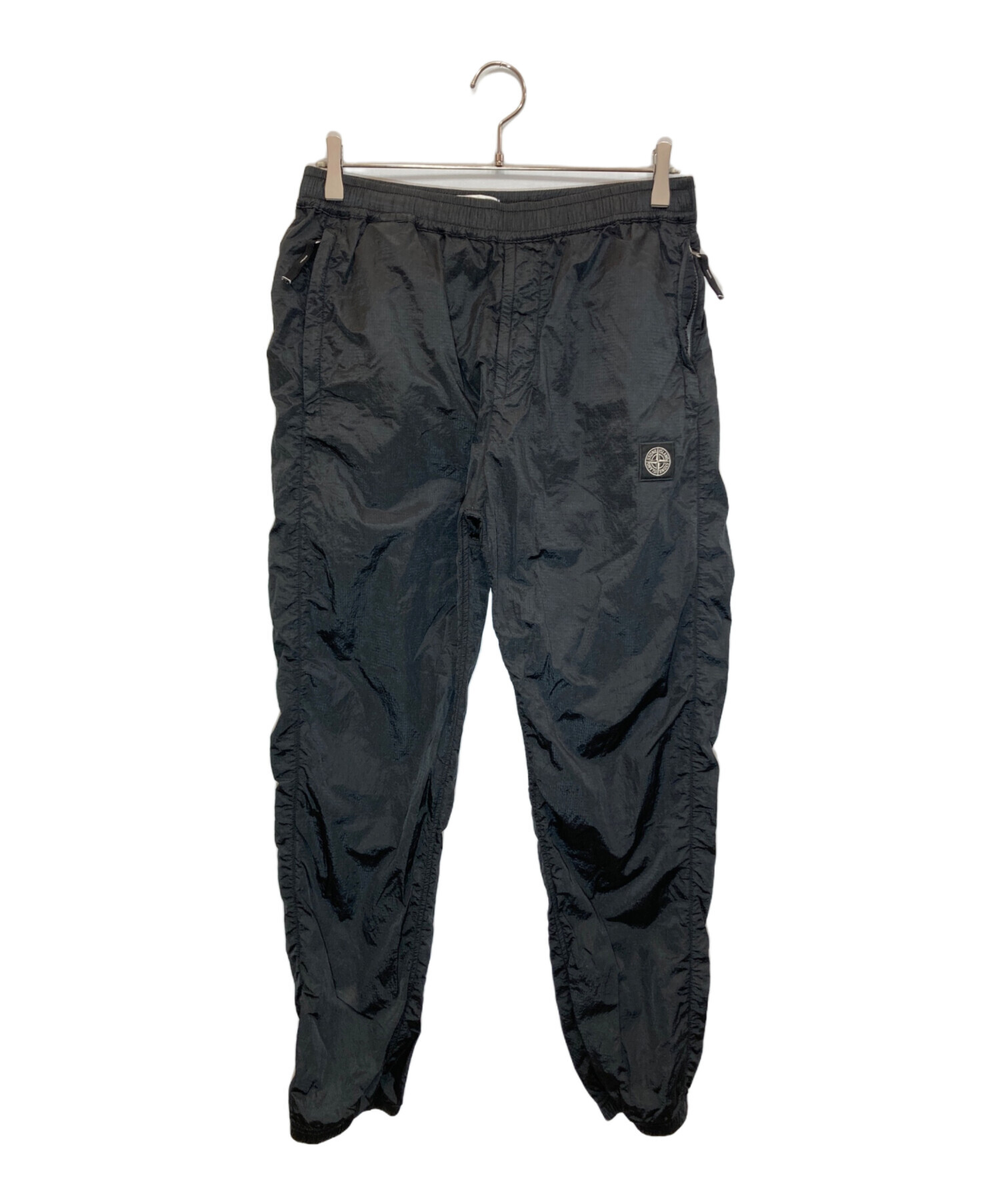 stone  NYLON L TRACK PANTS 黒 中古・古着通販】STONE ISLAND (ストーンアイランド) NYLON METAL