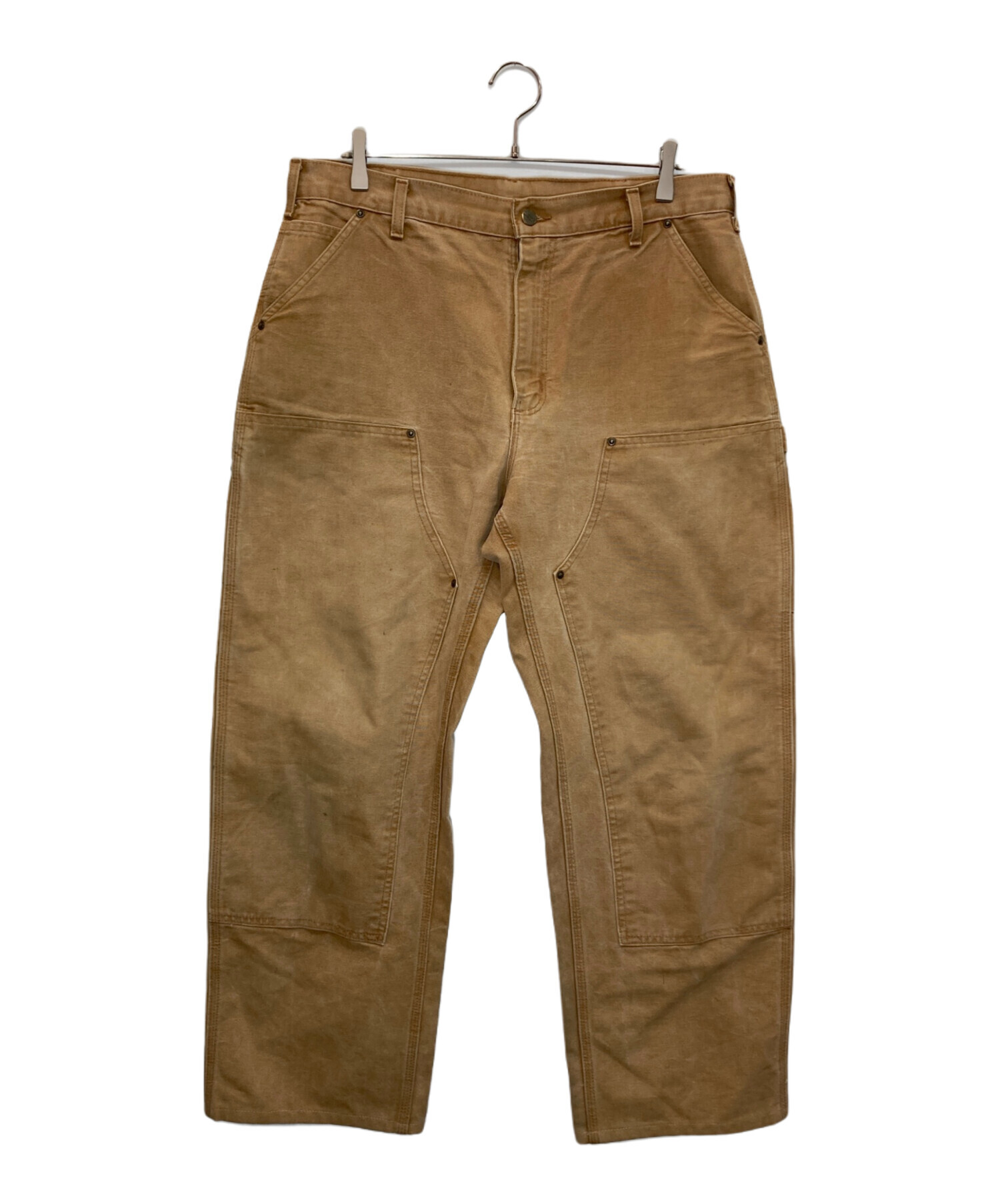 中古・古着通販】CarHartt (カーハート) ダブルニーパンツ ベージュ