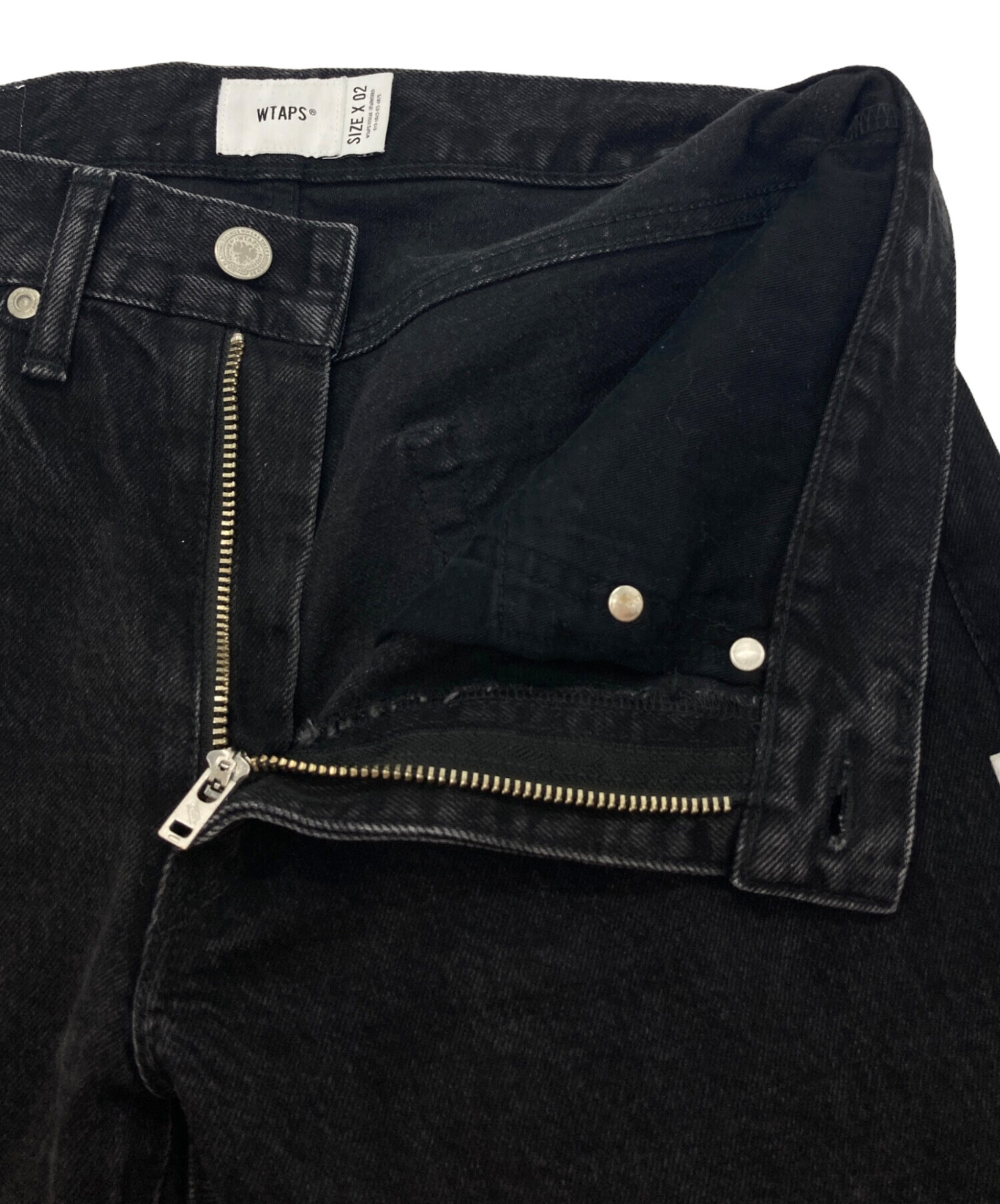 パンツ M WTAPS BLUES SKINNY BLACK DENIM 02 中古・古着通販】WTAPS (ダブルタップス) BLUES SKINNY ブラック