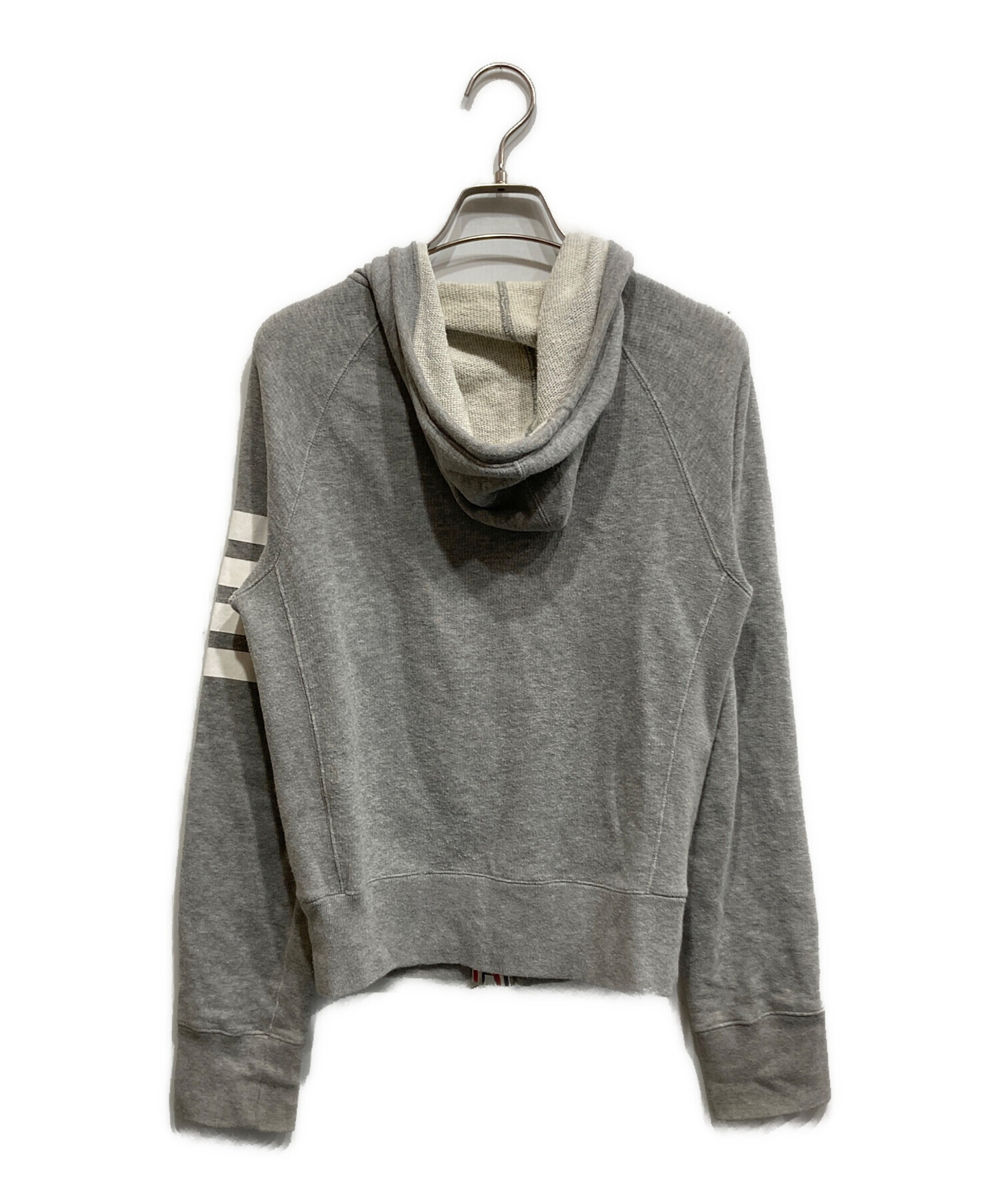 中古・古着通販】Thom Browne (トムブラウン) ジップパーカー グレー