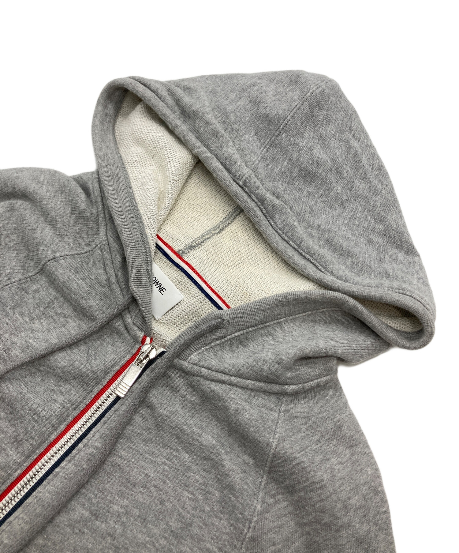 中古・古着通販】Thom Browne (トムブラウン) ジップパーカー グレー