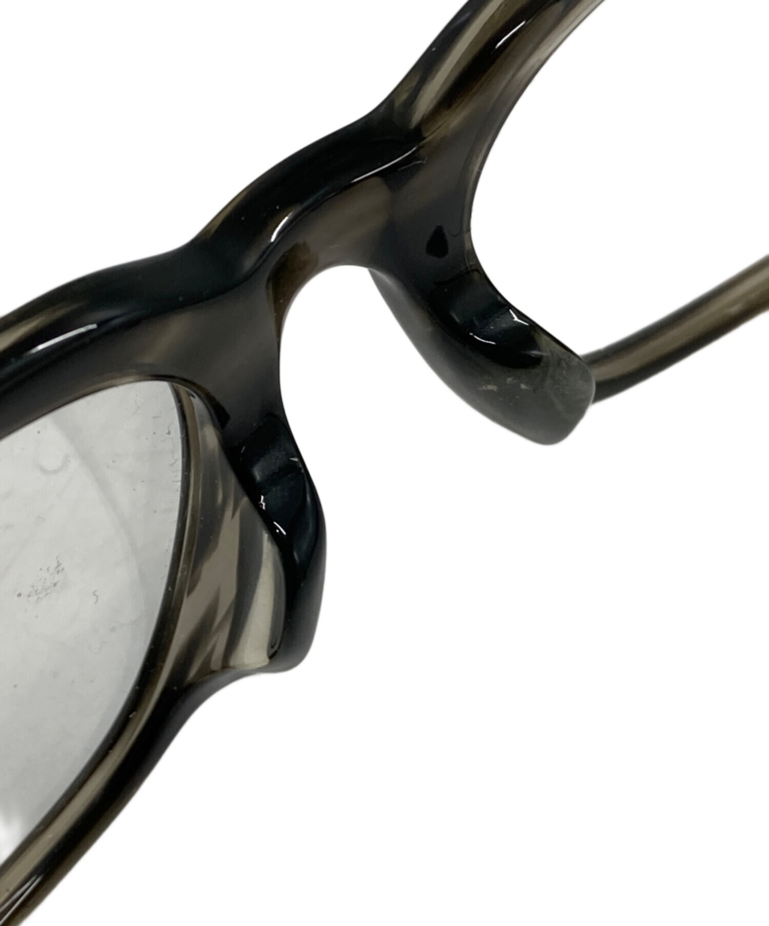 中古・古着通販】TOM FORD (トムフォード) 伊達眼鏡 グレー×ブラック