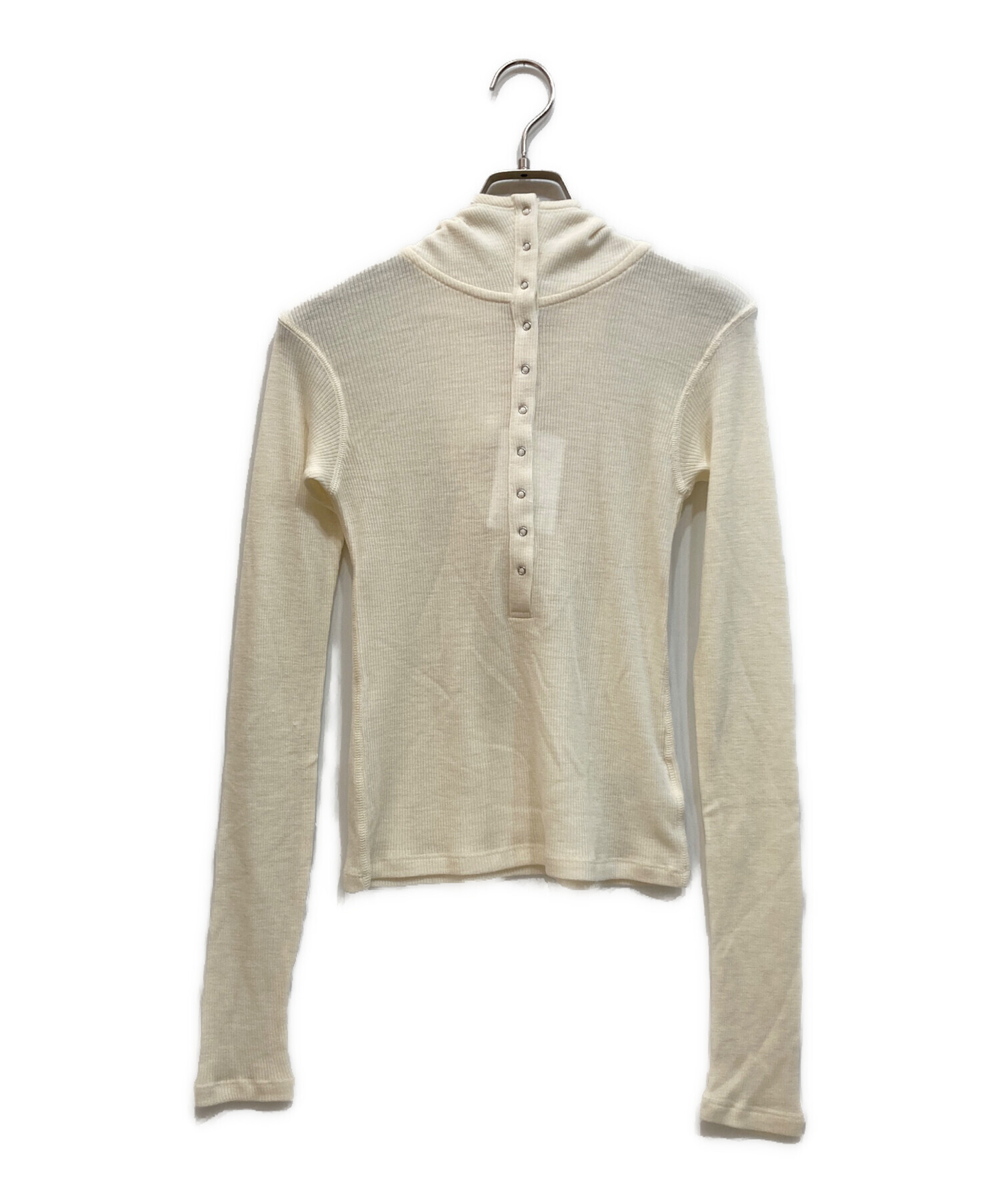 トップス CLANE WOOL RIB HOODED TIGHT TOPS 中古・古着通販】CLANE (クラネ) WOOL RIB HOODED TIGHT TOPS