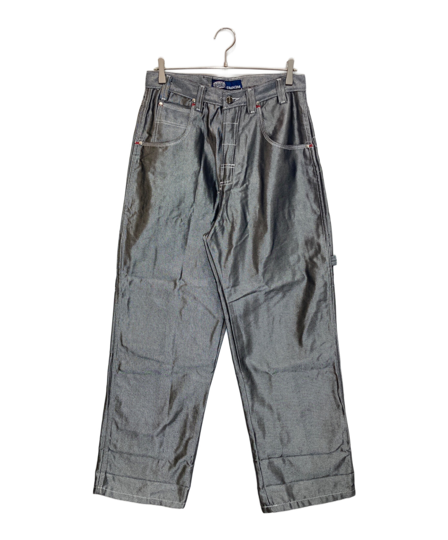 中古・古着通販】EMINEM (エミネム) サイバーワークパンツ シルバー