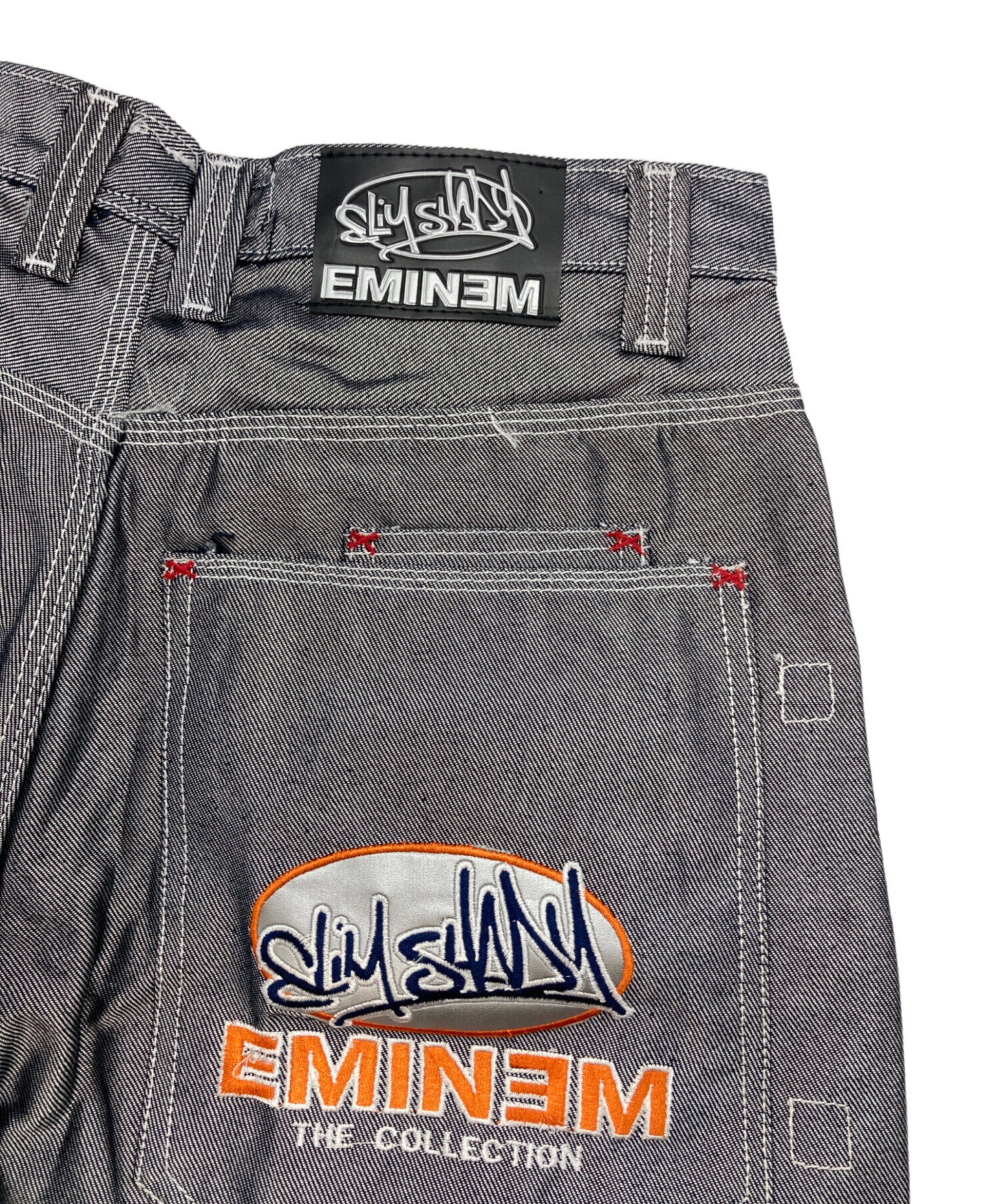 中古・古着通販】EMINEM (エミネム) サイバーワークパンツ シルバー