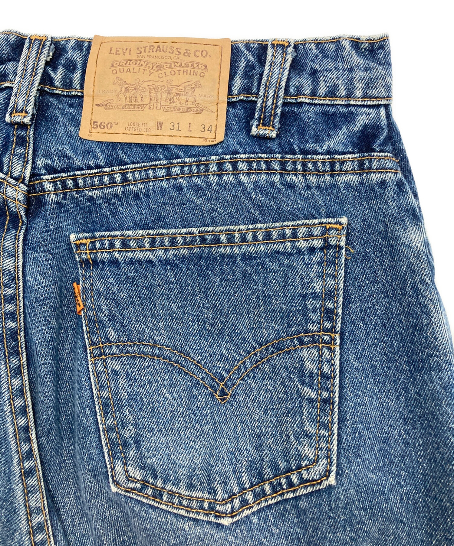 中古・古着通販】LEVI'S (リーバイス) ダメージデニムパンツ