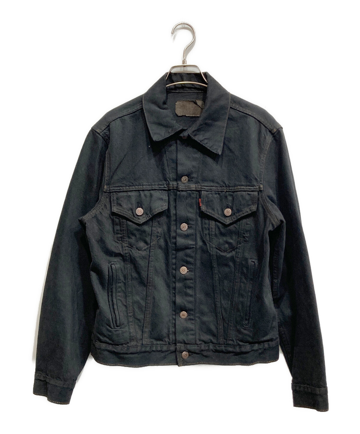 リーバイス LEVI'S 後染め ブラックデニムジャケット　ヴィンテージ 中古・古着通販】LEVI'S (リーバイス) 後染めブラックデニムジャケット