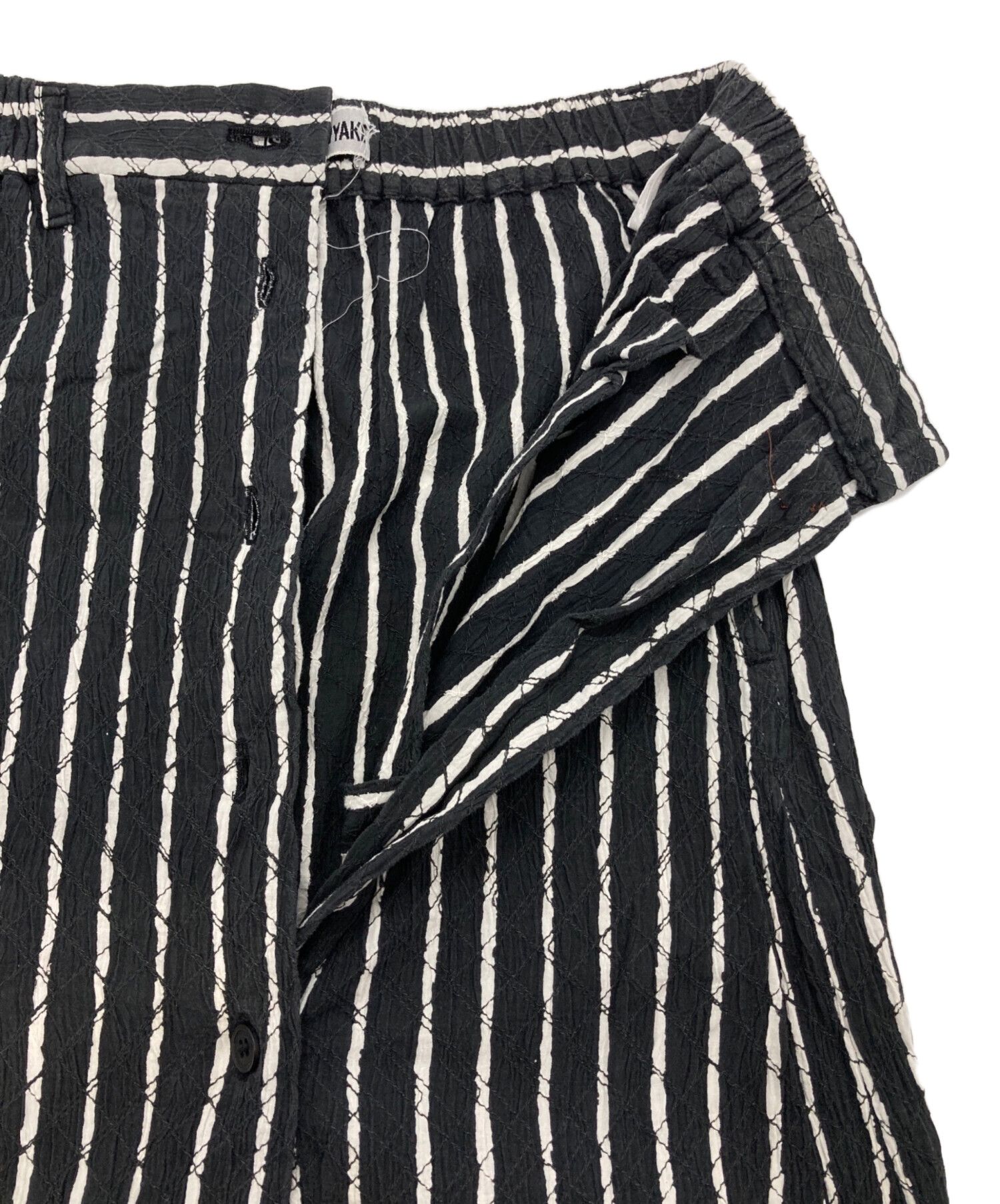 中古・古着通販】ISSEY MIYAKE (イッセイミヤケ) 刺繍ストライプ