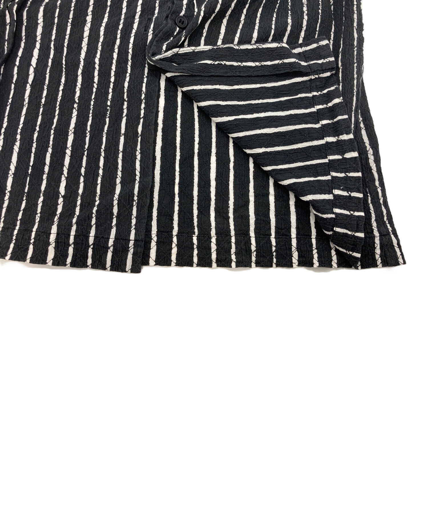 中古・古着通販】ISSEY MIYAKE (イッセイミヤケ) 刺繍ストライプ