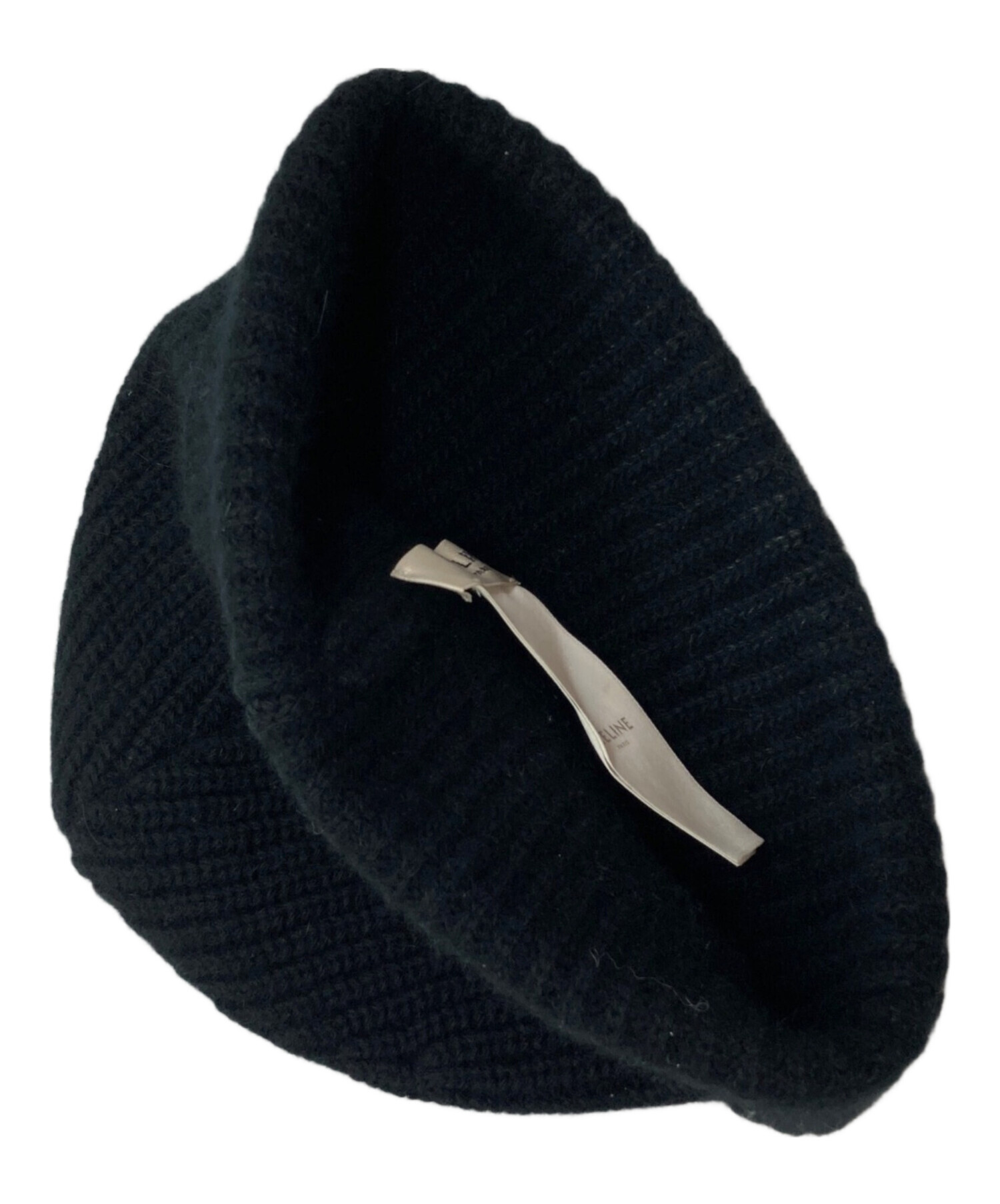 中古・古着通販】CELINE (セリーヌ) エンブロイダリー ロゴニット帽