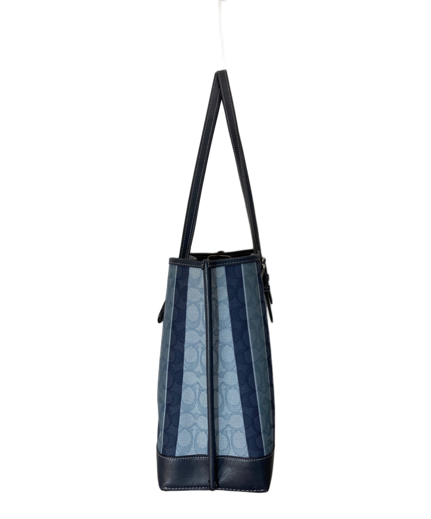 中古・古着通販】COACH (コーチ) モリー トート シグネチャー ジャ 
