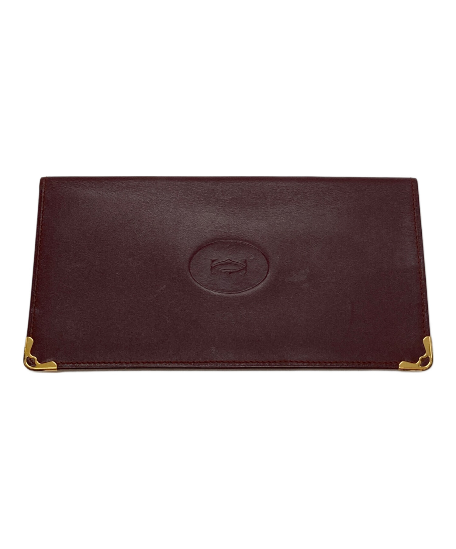中古・古着通販】Cartier (カルティエ) 長財布 ボルドー サイズ