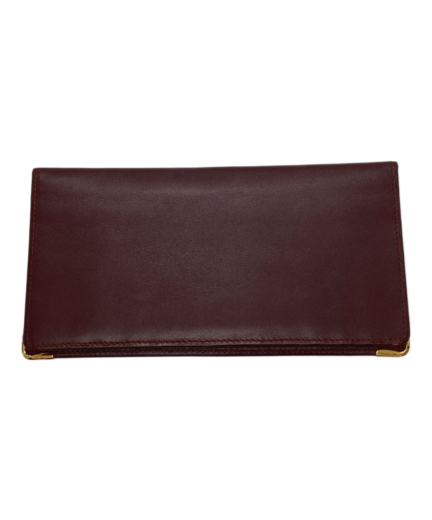 中古・古着通販】Cartier (カルティエ) 長財布 ボルドー サイズ