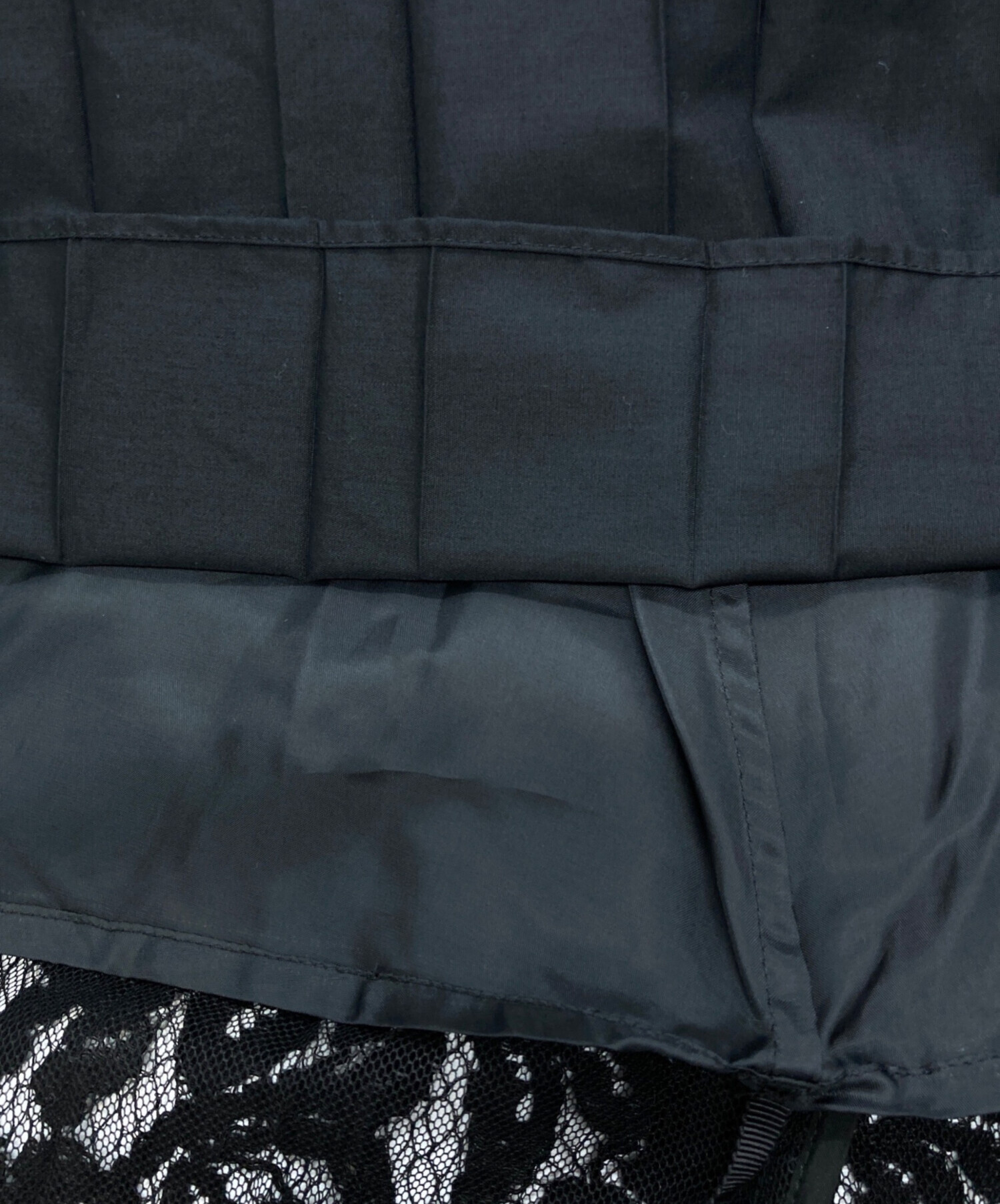 中古・古着通販】sacai (サカイ) レースドッキング プリーツ ラップ