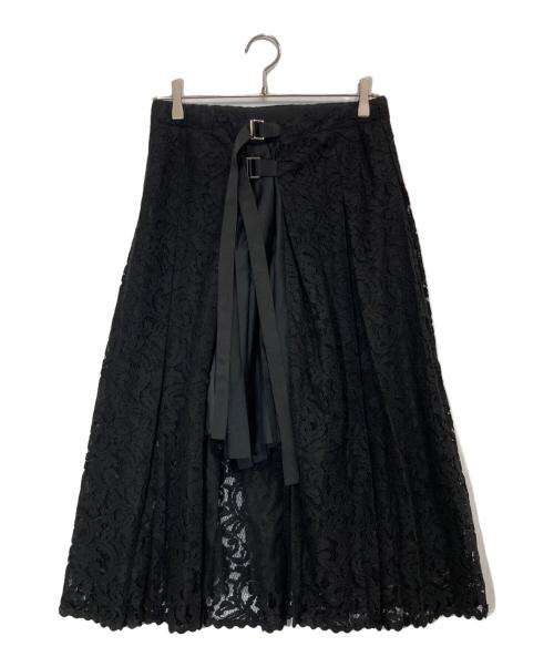 中古・古着通販】sacai (サカイ) レースドッキング プリーツ ラップ