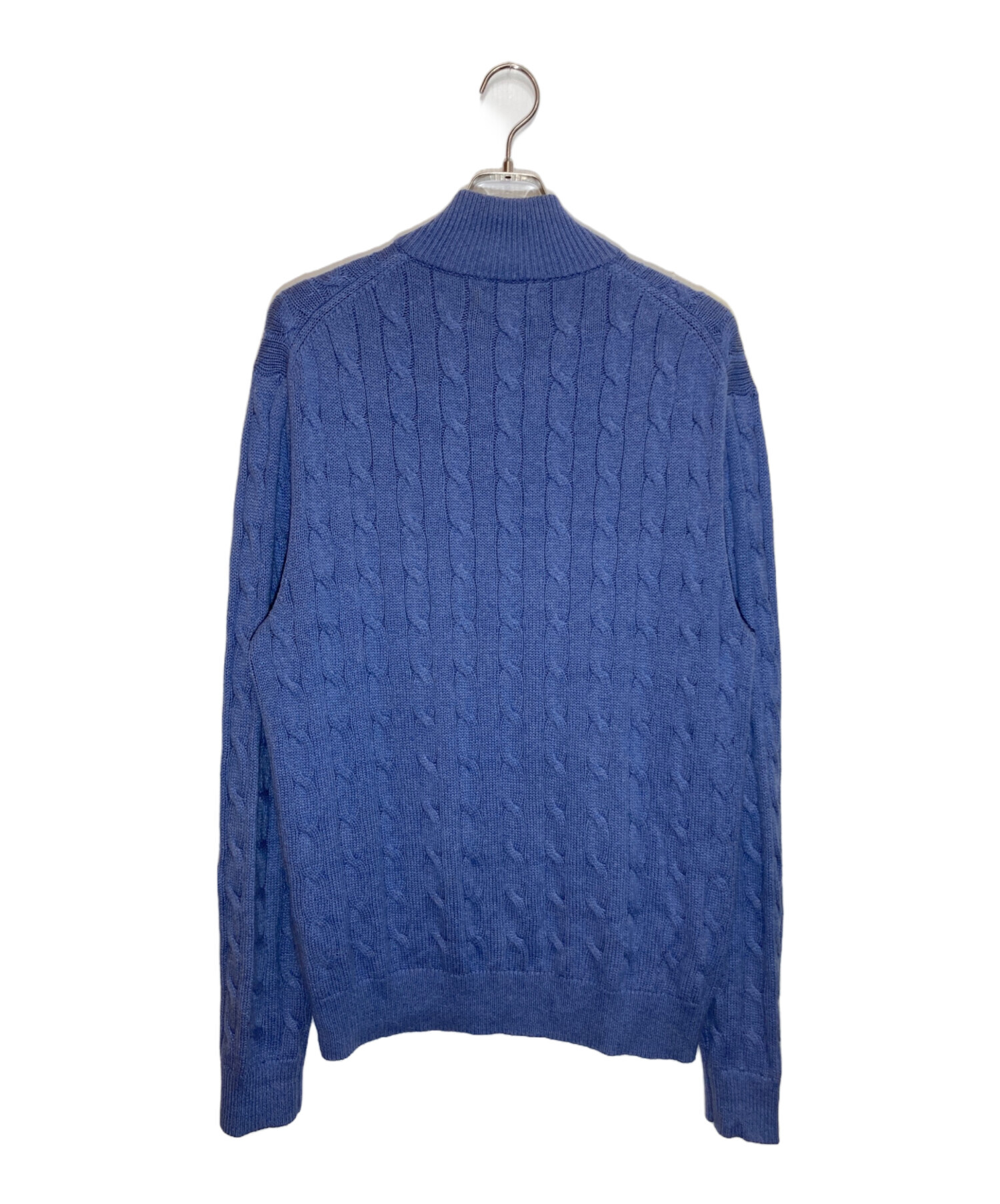 00s ポロ ラルフローレン ドライバーズニット L ブルー グランパ 中古・古着通販】POLO RALPH LAUREN (ポロ・ラルフローレン) ハーフ
