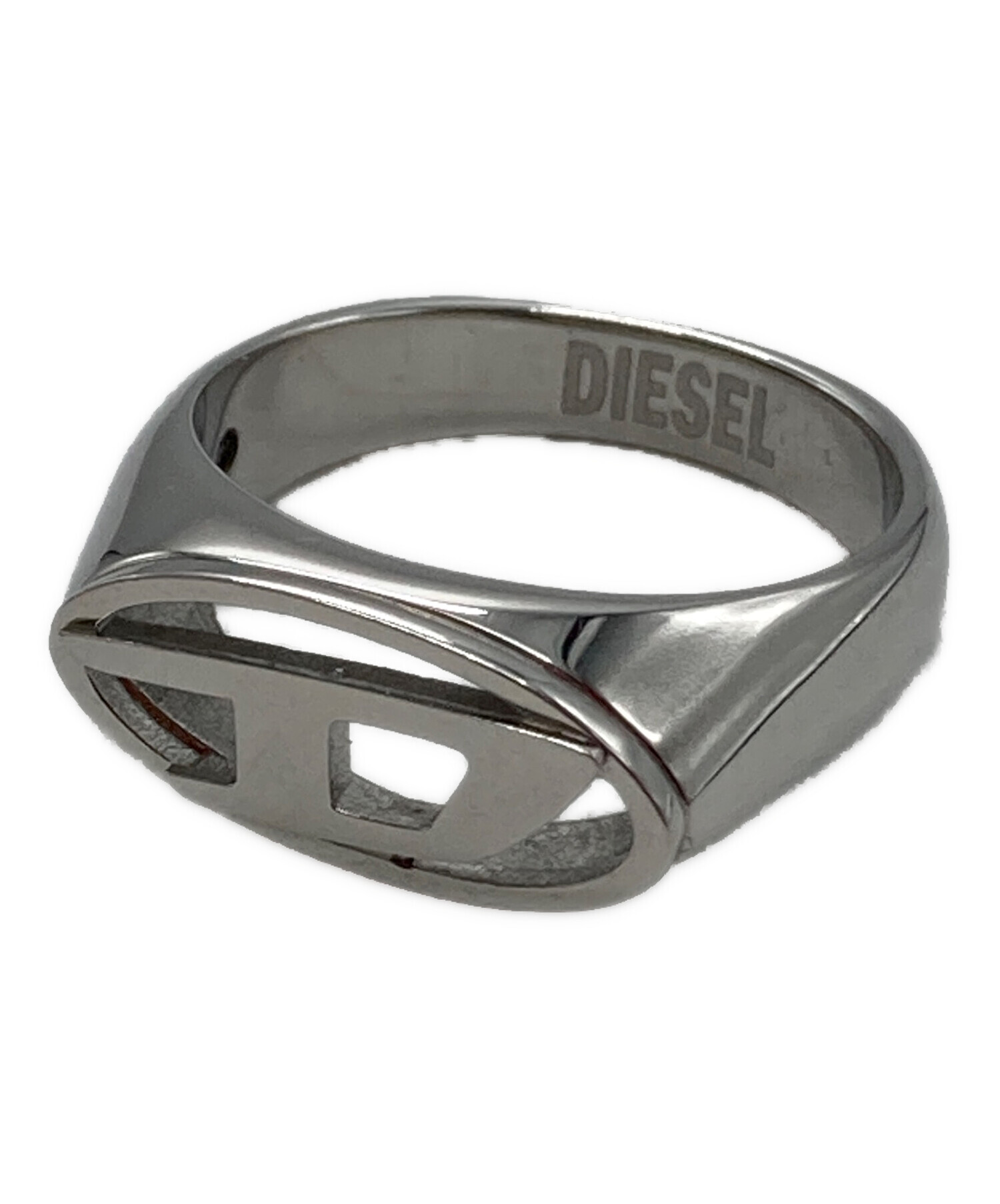 中古・古着通販】DIESEL (ディーゼル) D リング シルバー サイズ:10号 