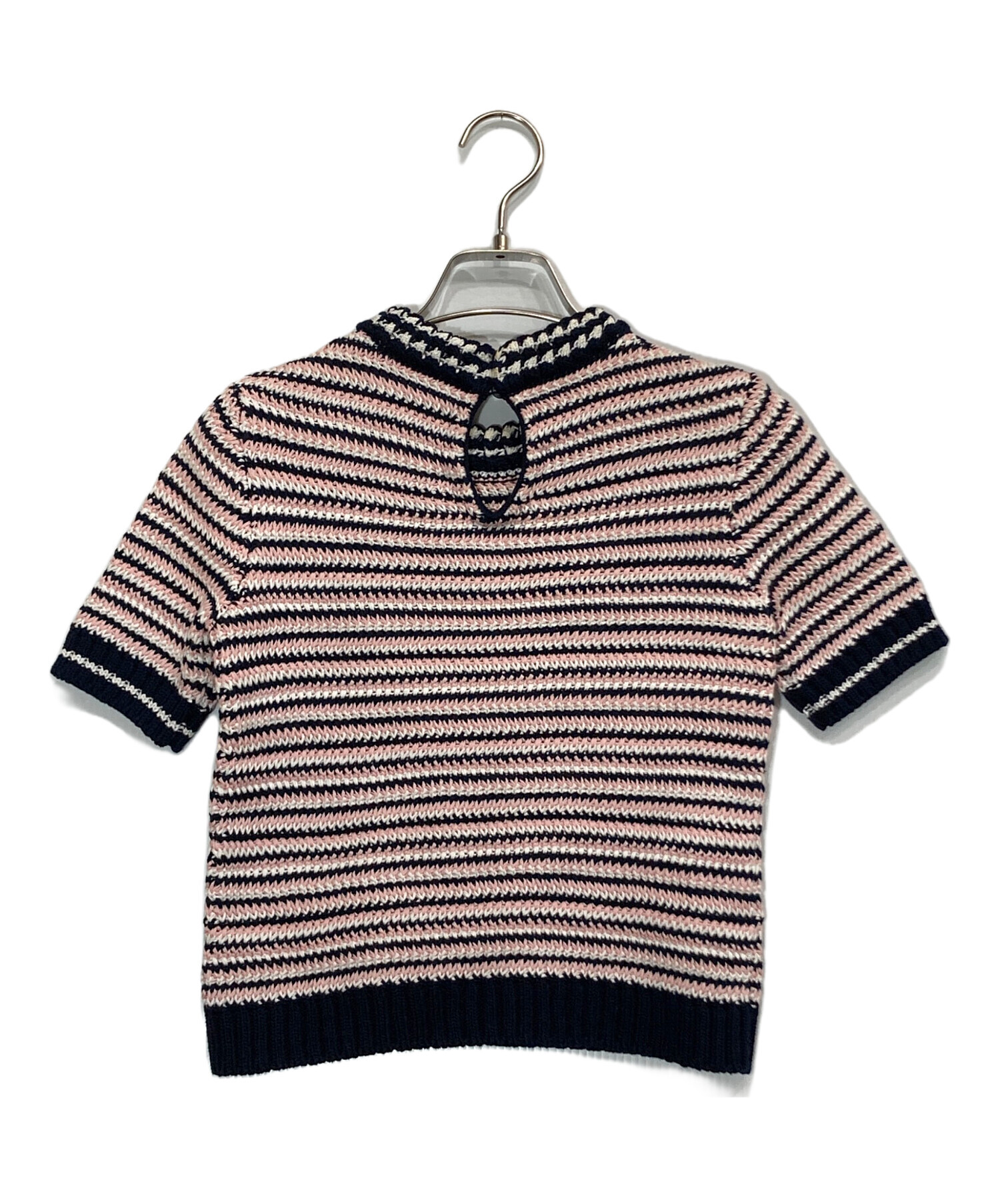 中古・古着通販】MIU MIU (ミュウミュウ) S/Sマルチボーダーニット