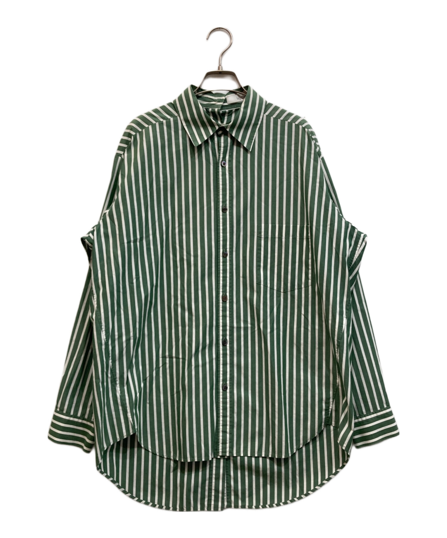 中古・古着通販】UJOH (ウジョー) Full Open Shirts グリーン サイズ:2
