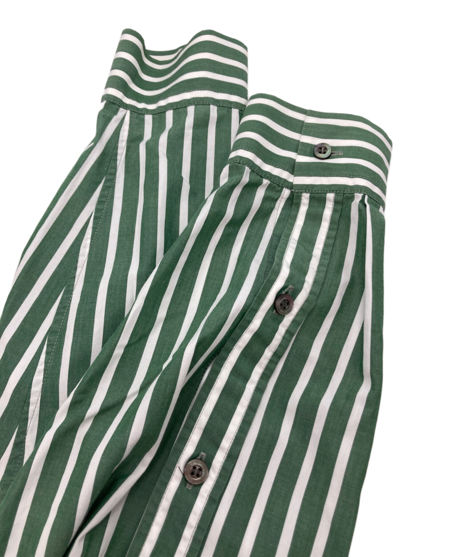 中古・古着通販】UJOH (ウジョー) Full Open Shirts グリーン サイズ:2