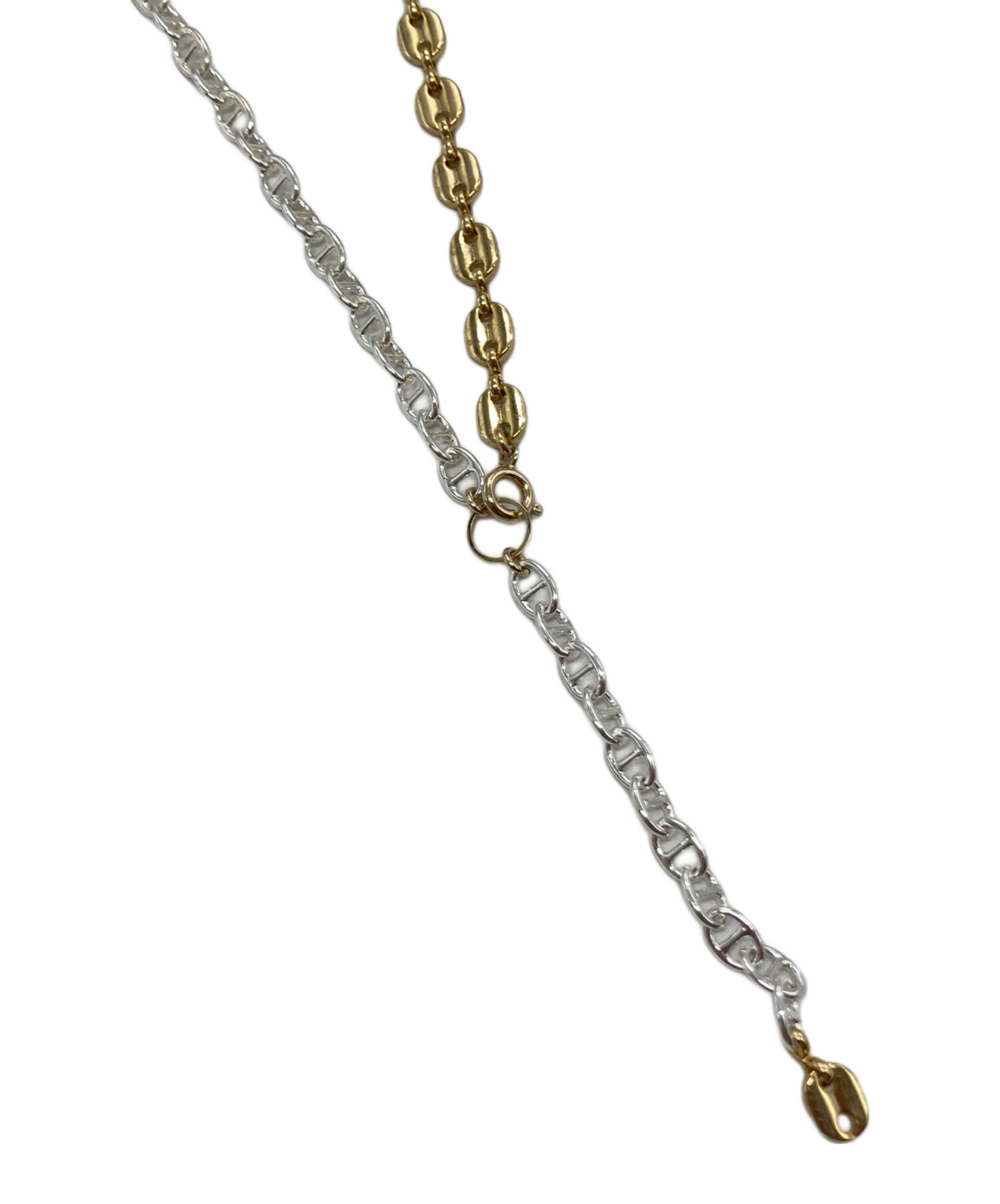 Soierie ネックレス ゴールド シルバー 中古・古着通販】Soierie (ソワリー) レイヤードネックレス3P GOLD