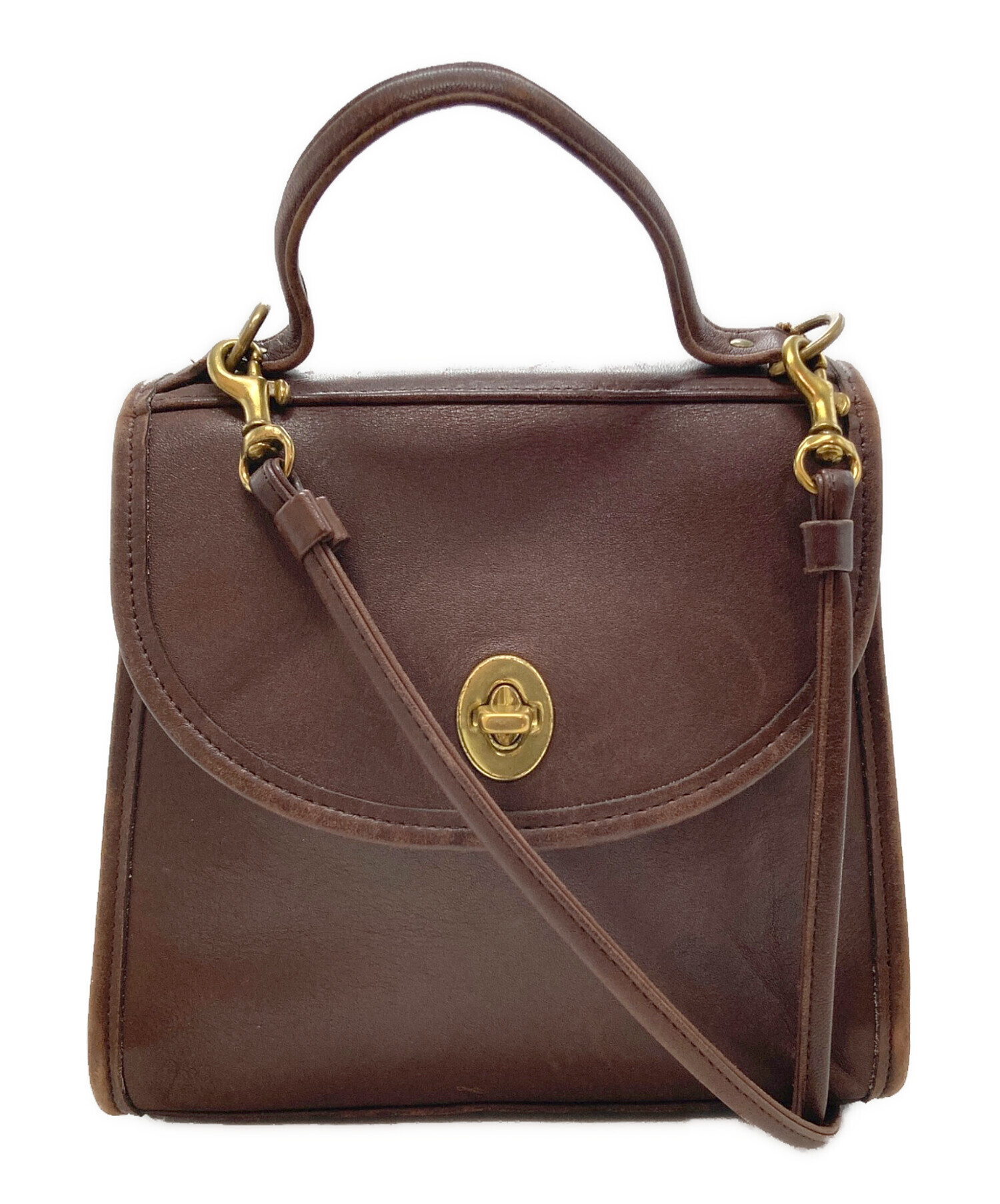 中古・古着通販】COACH (コーチ) ショルダーバッグ ブラウン サイズ