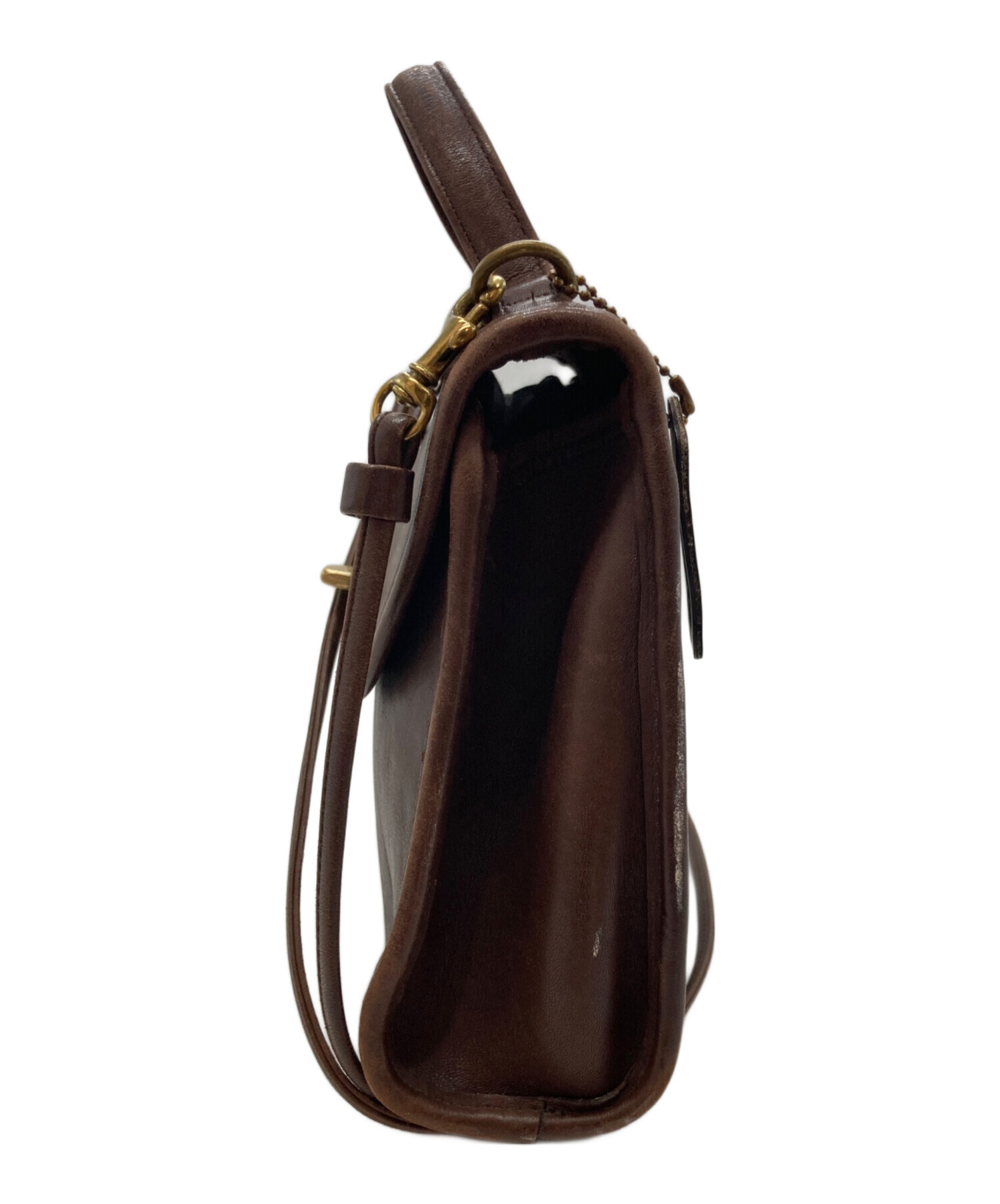 中古・古着通販】COACH (コーチ) ショルダーバッグ ブラウン サイズ 