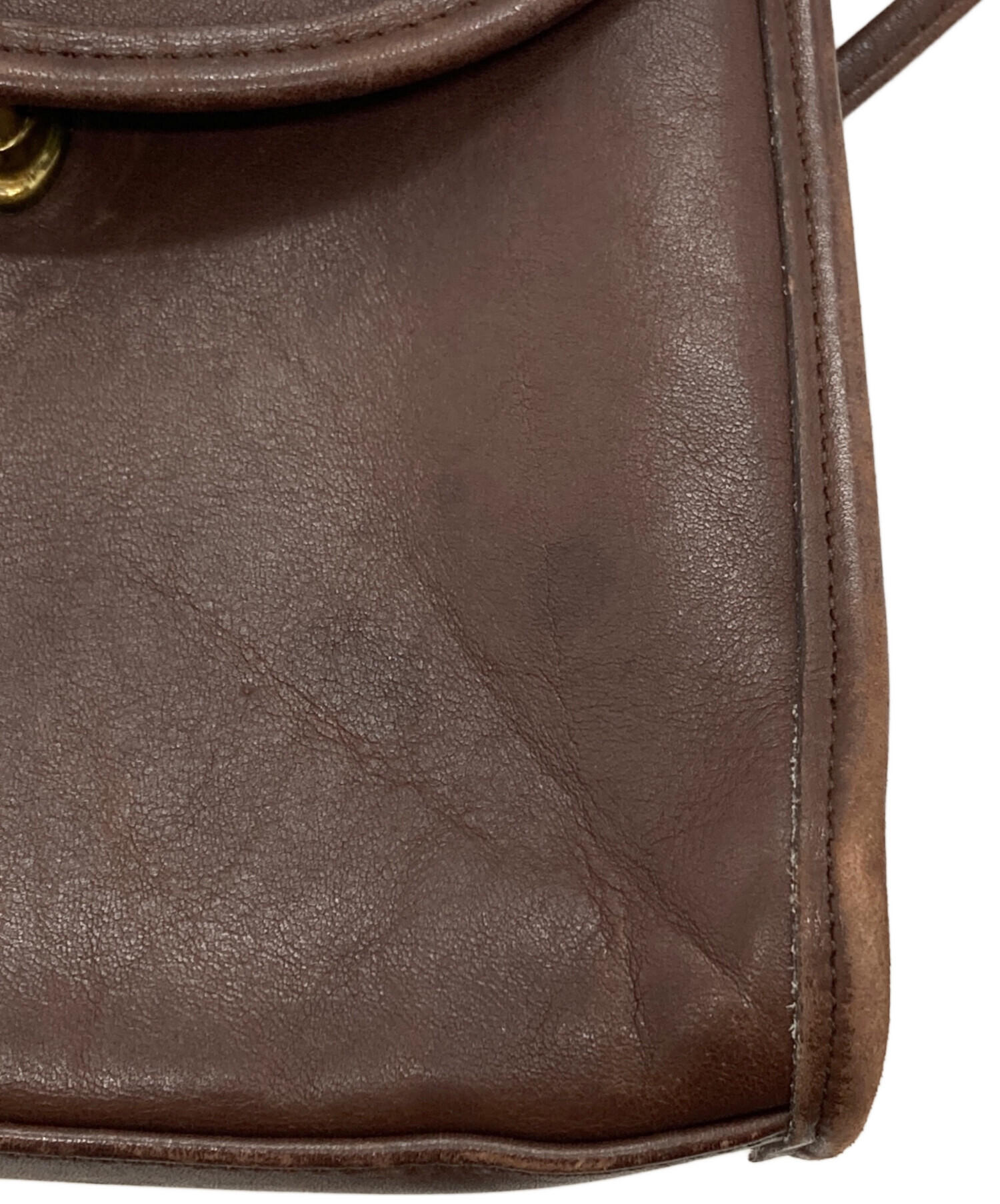 中古・古着通販】COACH (コーチ) ショルダーバッグ ブラウン サイズ