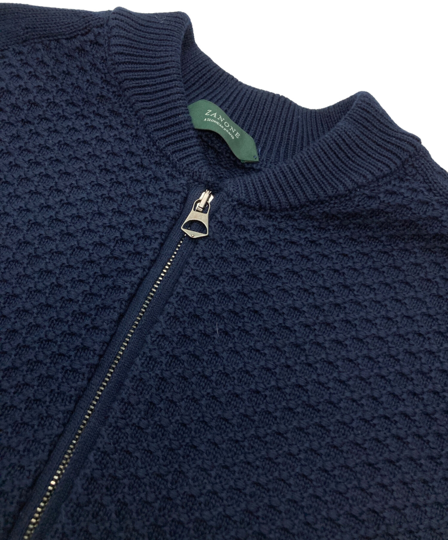 中古・古着通販】Zanone (ザノーネ) ジップアップカーディガン